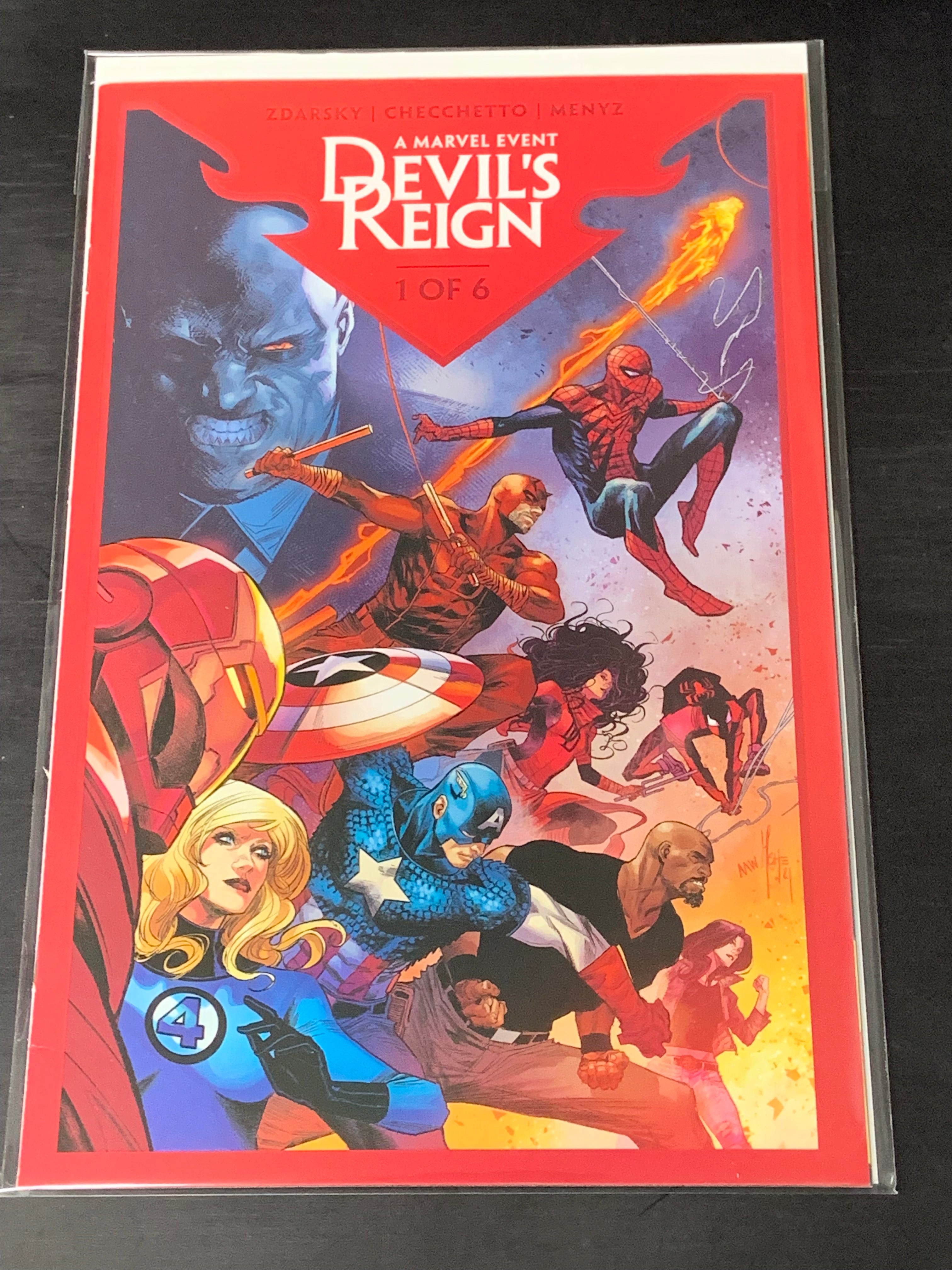 Devil's Reign 1 Marvel Comics 2021 1st App of Kingpin's Thunderbolts