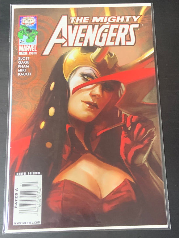The Mighty Avengers 29 Marvel 2009 Female Loki As The Scarlet Witch