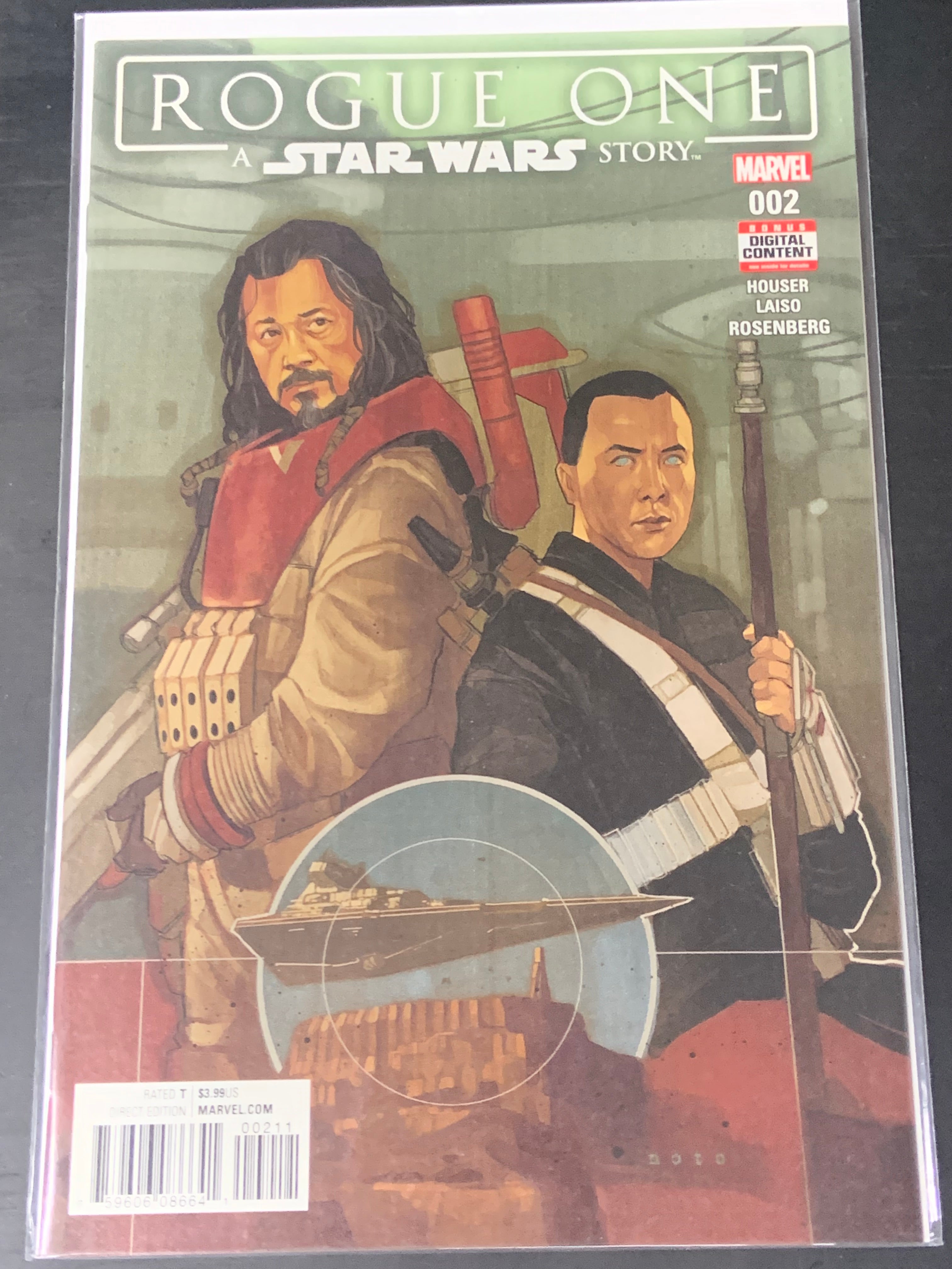 Star Wars Rogue One 2 Marvel 2017 2nd Cassian Andor, 1st App of Benthic