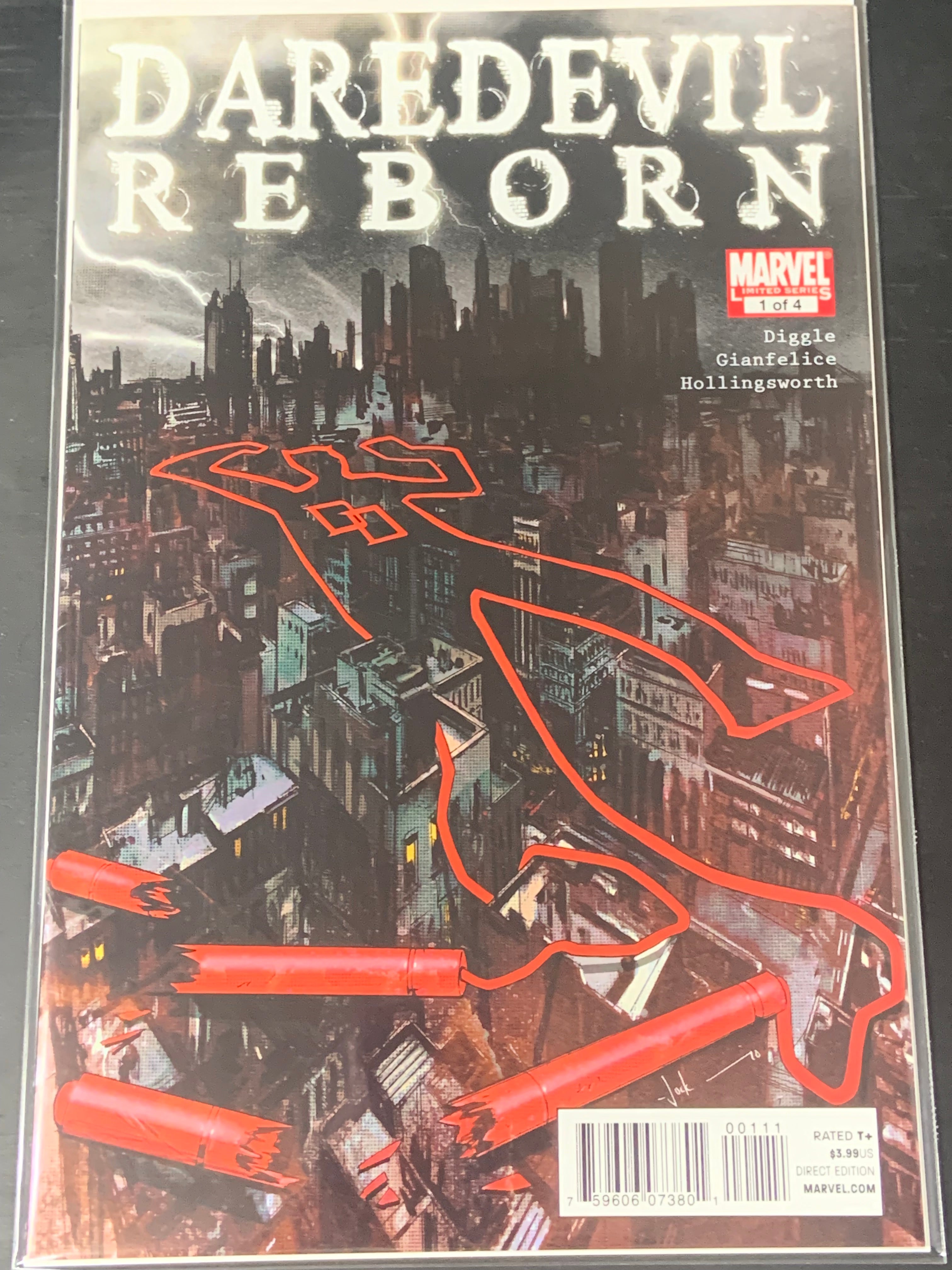 Daredevil Reborn 1 Marvel 2011
