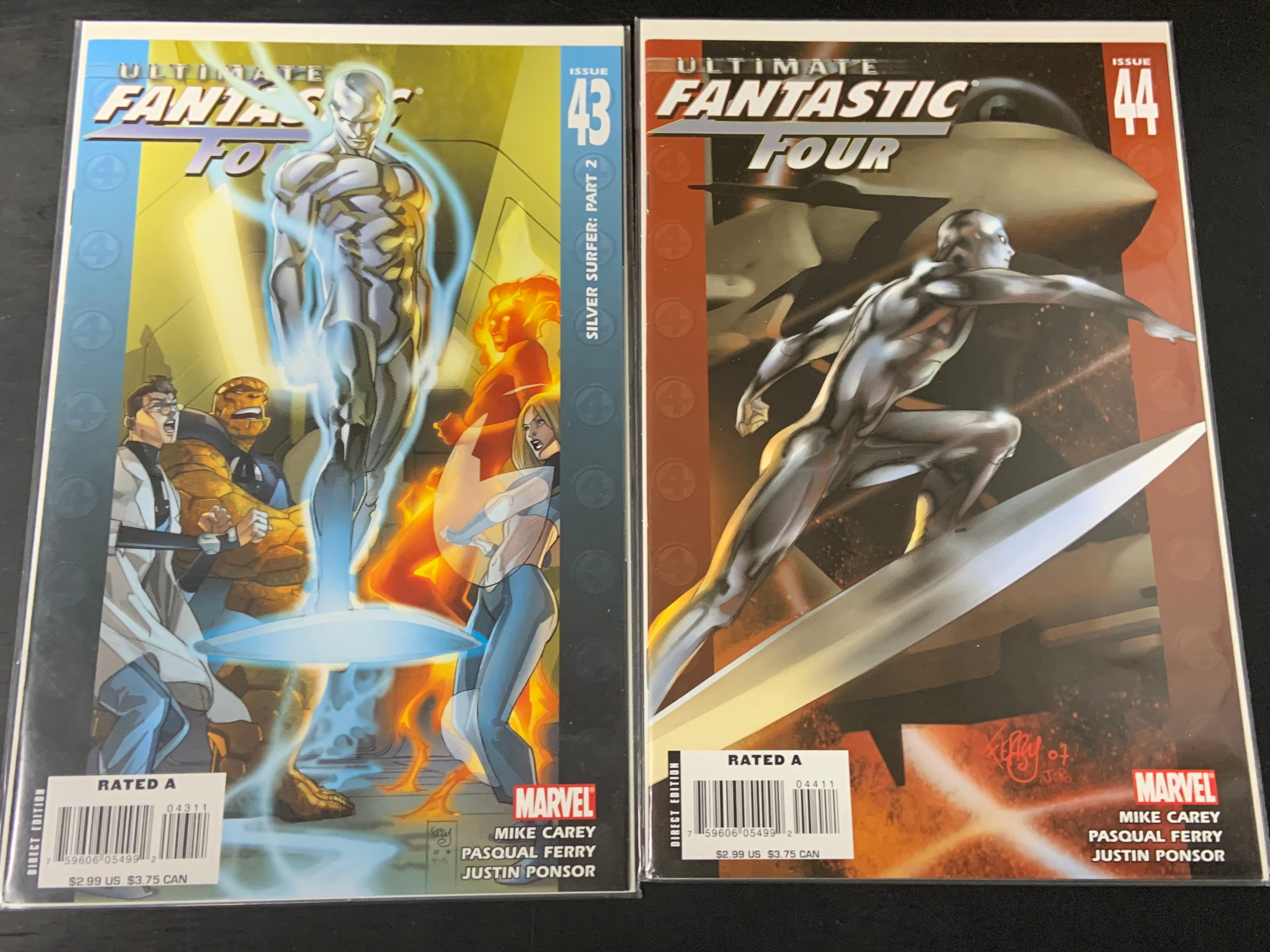 Ultimate Fantastic Four Set Marvel 2004 Series 10 Issues