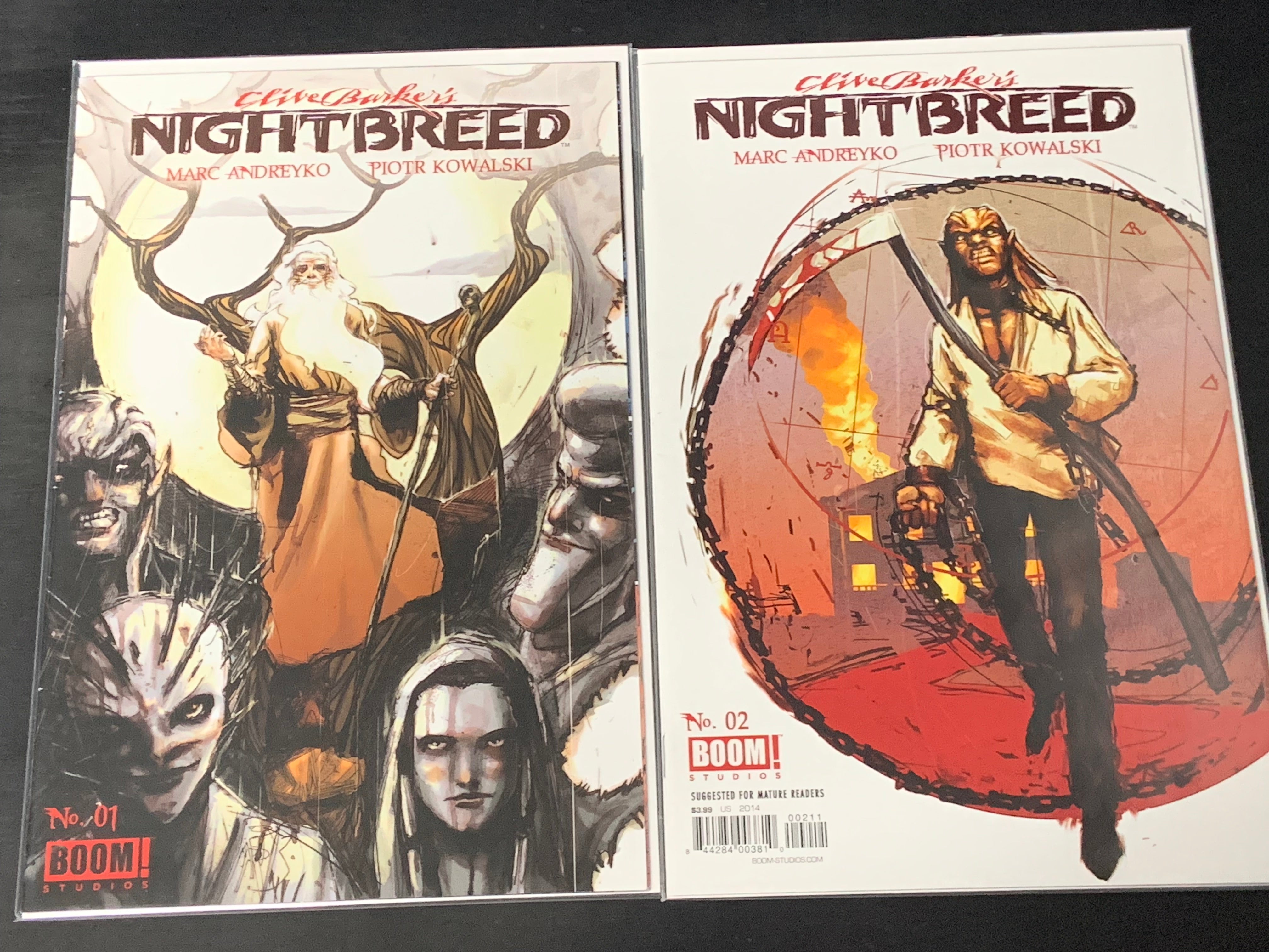 Clive Barker's Night Breed 1 & 2 Boom! Studios 2014 Riley Rossmo Covers