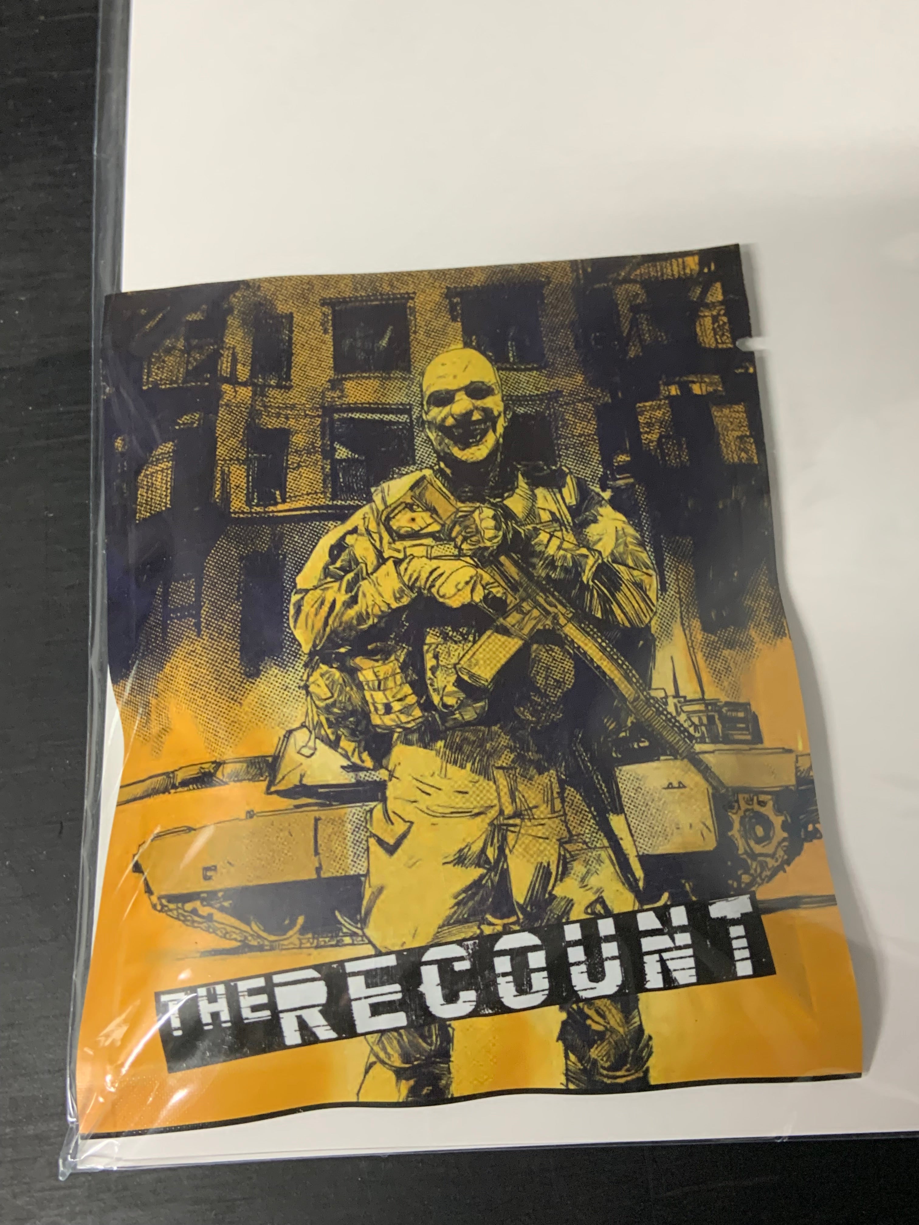 The Recount 1 Scout Comics 2023 Limited Edition Variant With 6oz Bag of Coffee