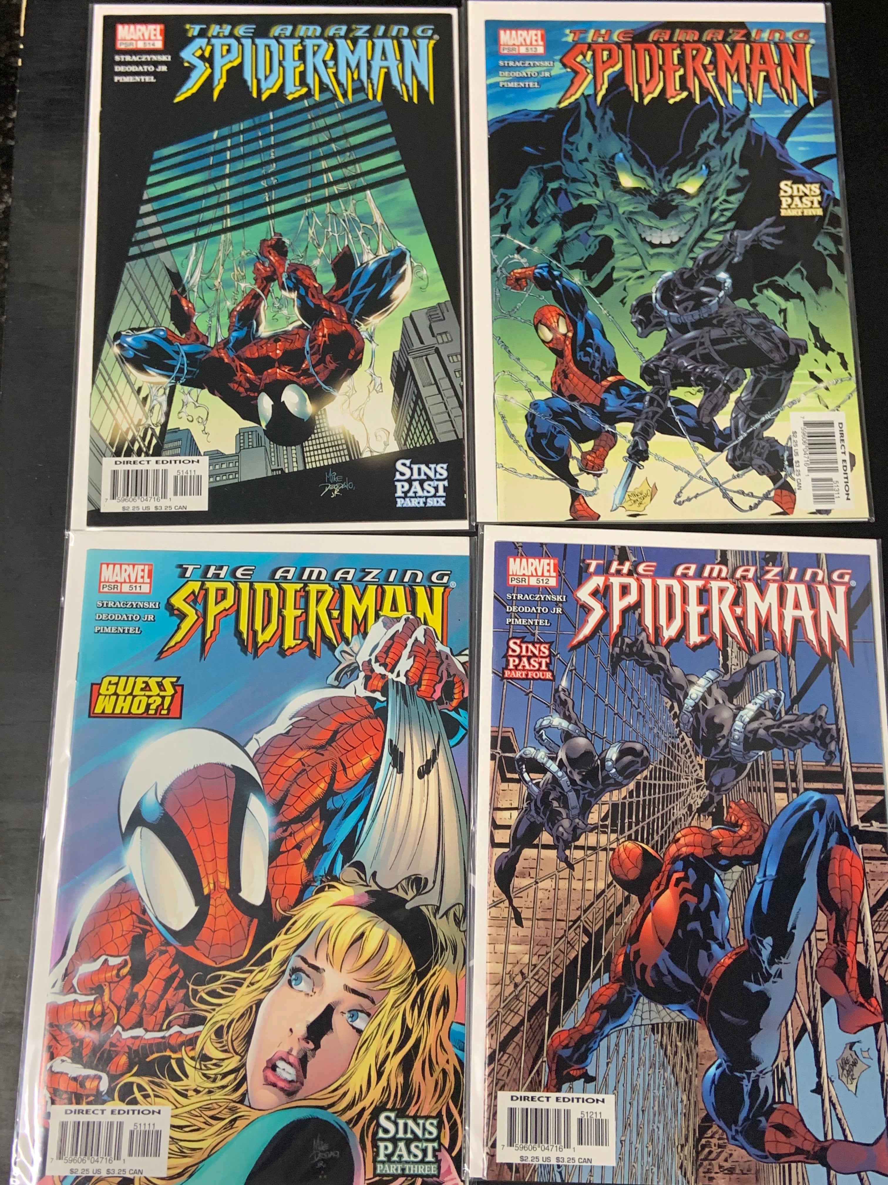 Amazing Spider-Man 501-521 Marvel 2005 Sins Past Story Arc, 20 Book Set