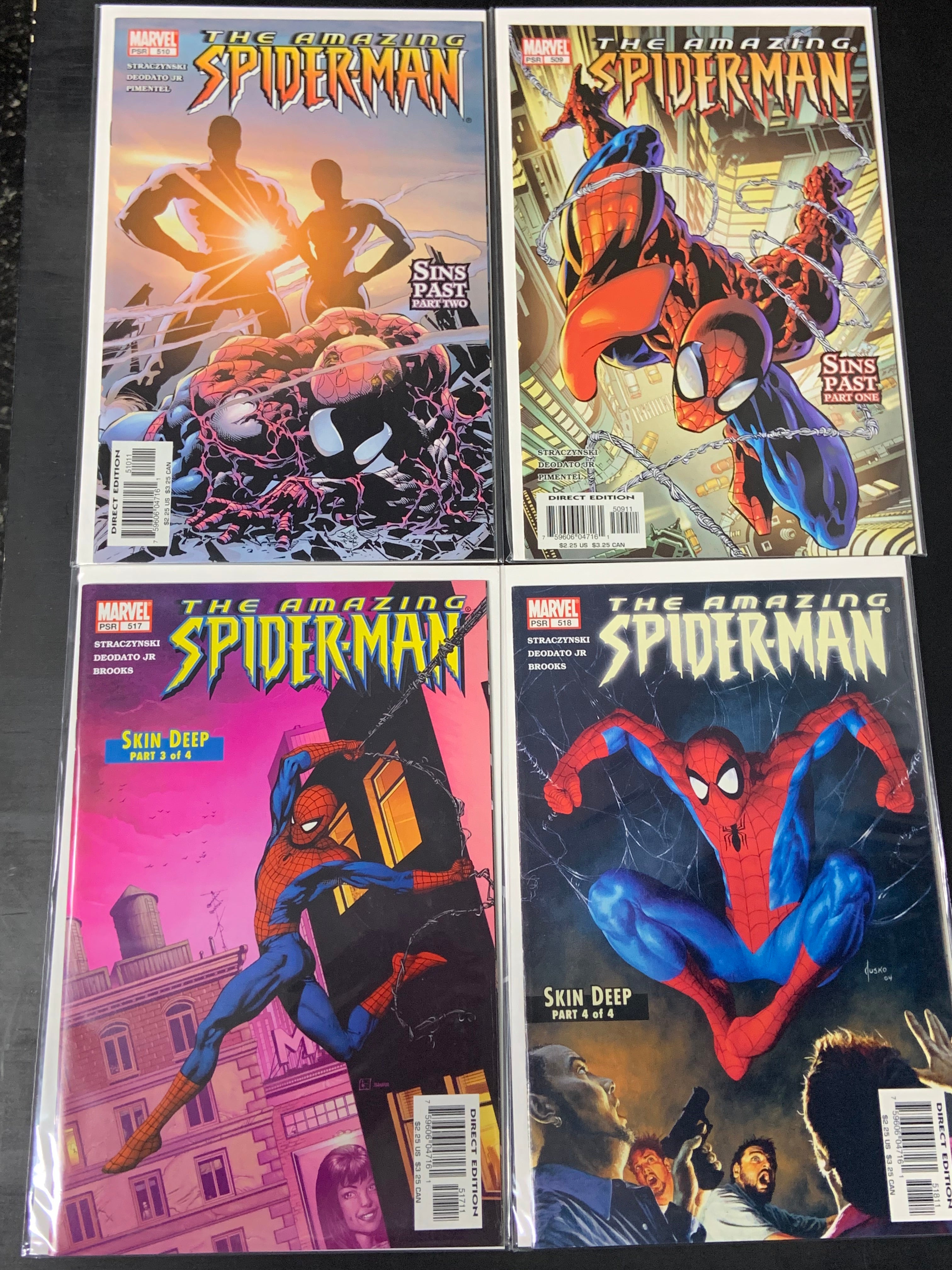 Amazing Spider-Man 501-521 Marvel 2005 Sins Past Story Arc, 20 Book Set