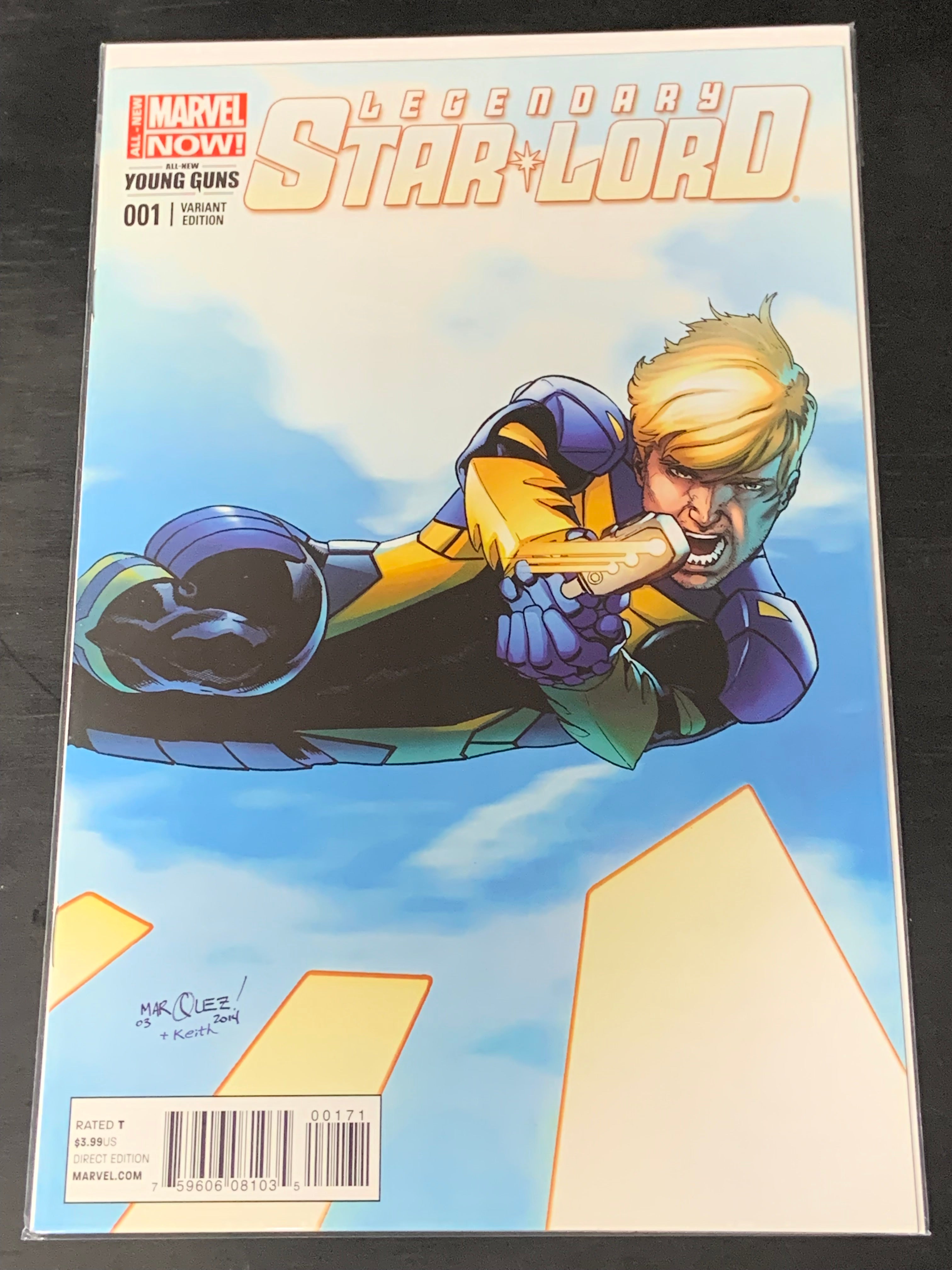 Legendary Star Lord 1 2014 David Marquez Young Guns Variant