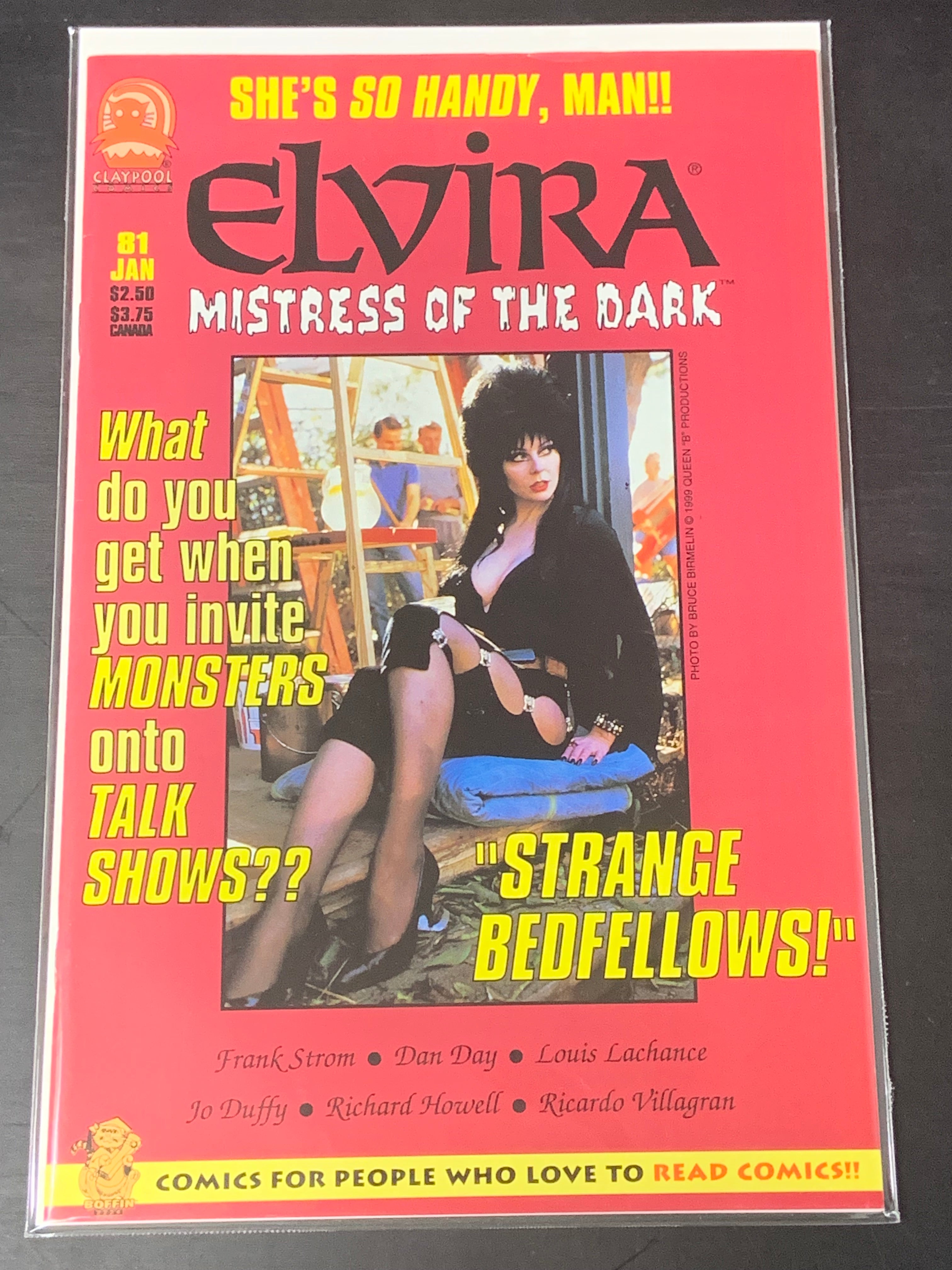 Elvira Mistress of the Dark 81 Claypool Comics 1999 Scarce Book