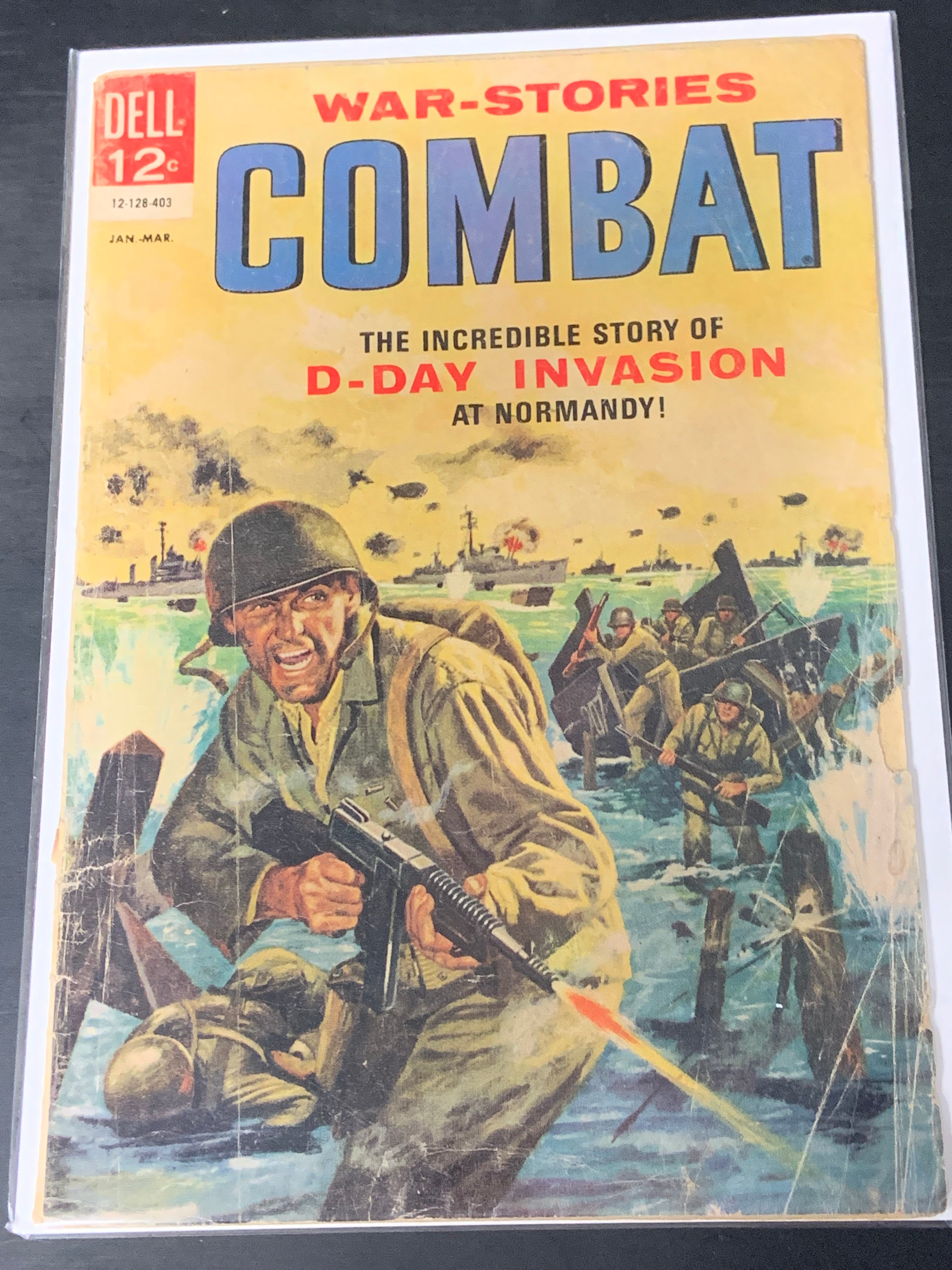 Combat War-Stories 11 Dell Comics 1964 Silver Age, D-Day