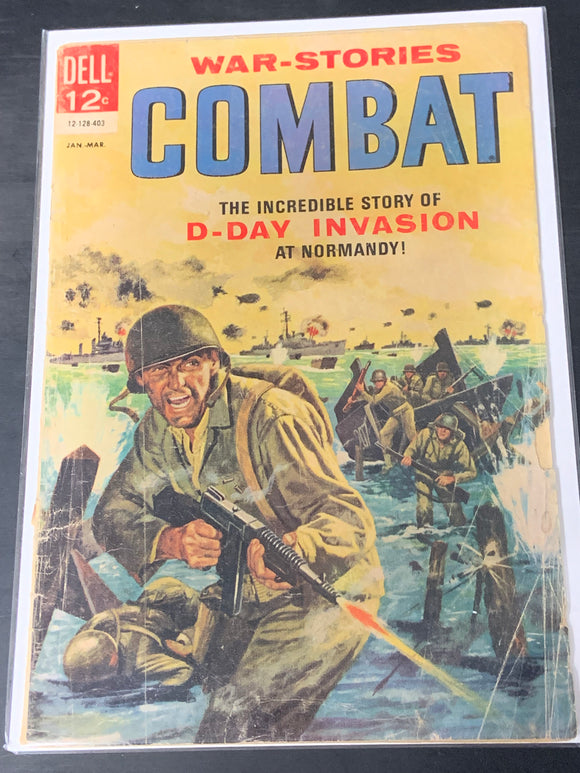 Combat War-Stories 11 Dell Comics 1964 Silver Age, D-Day