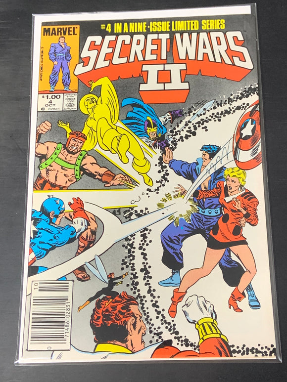 Secret Wars II 4 Marvel 1985 CPV 1st App of Kurse in Cameo