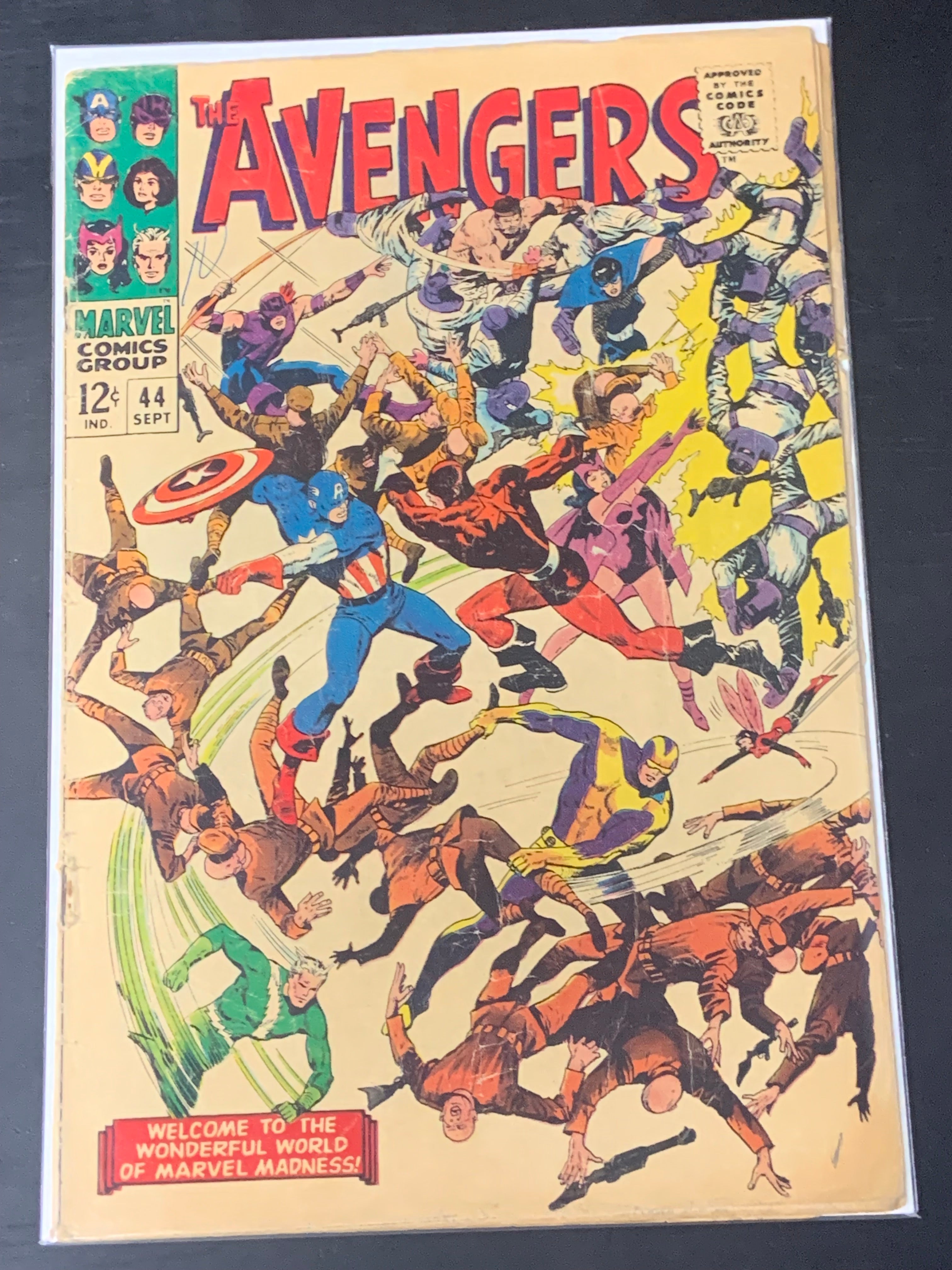 Avengers 44 Marvel 1967 2nd App, Origin & Death of The Red Guardian