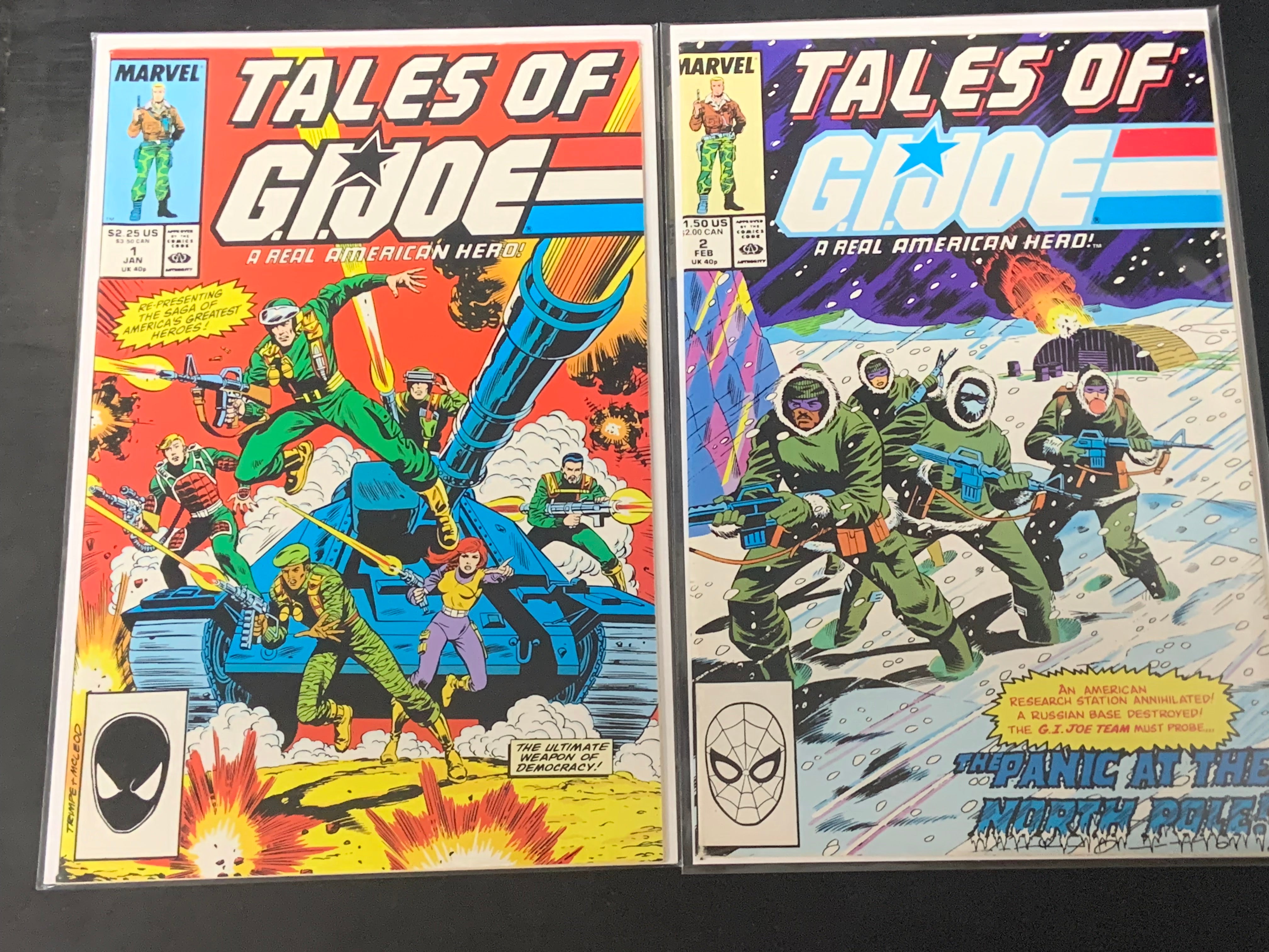 Tales of G.I. Joe 1 & 2 Marvel 1988