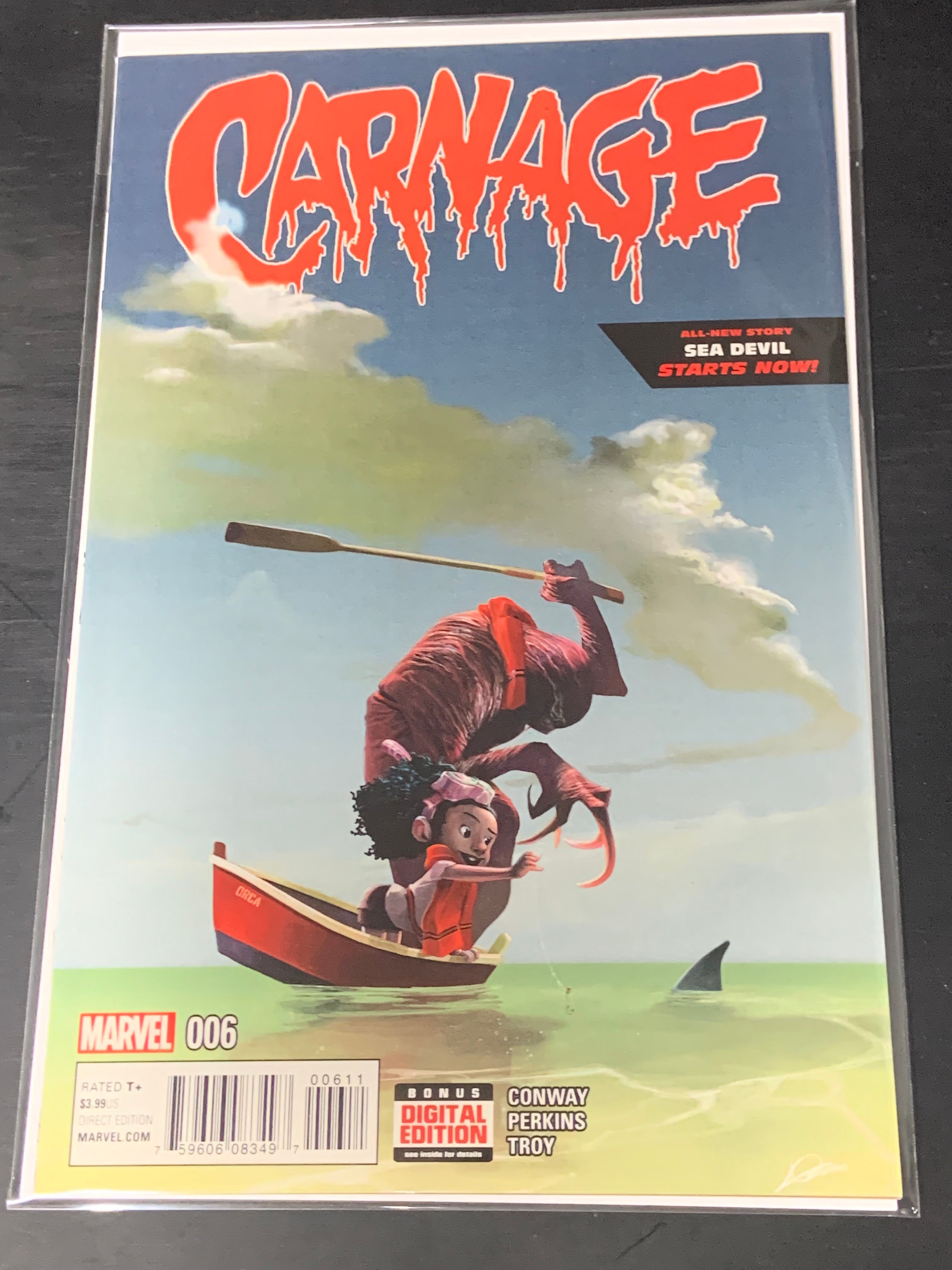 Carnage 6 Marvel 2016 Sea Devil Story Arc