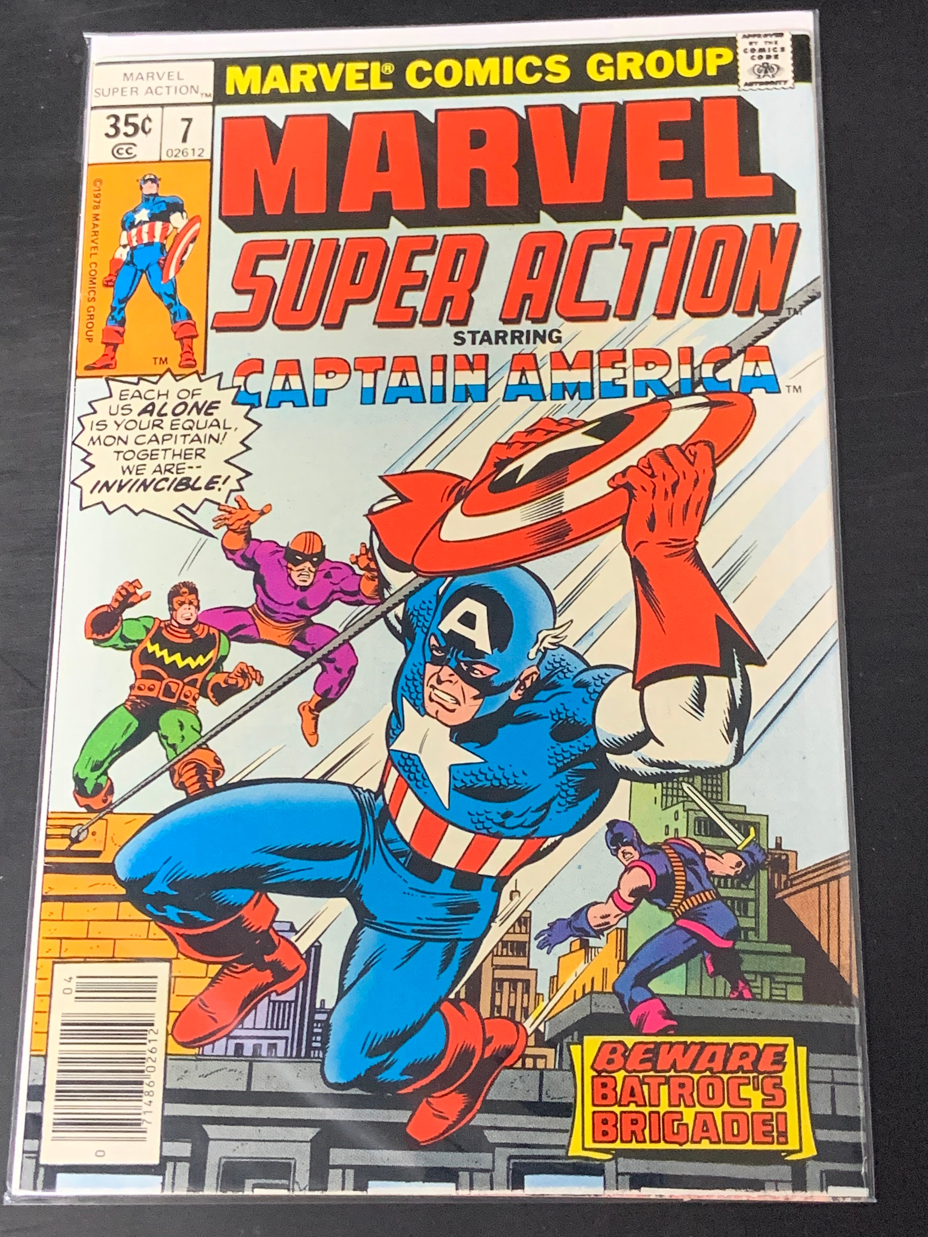 Marvel Super Action 7 1987 Captain America