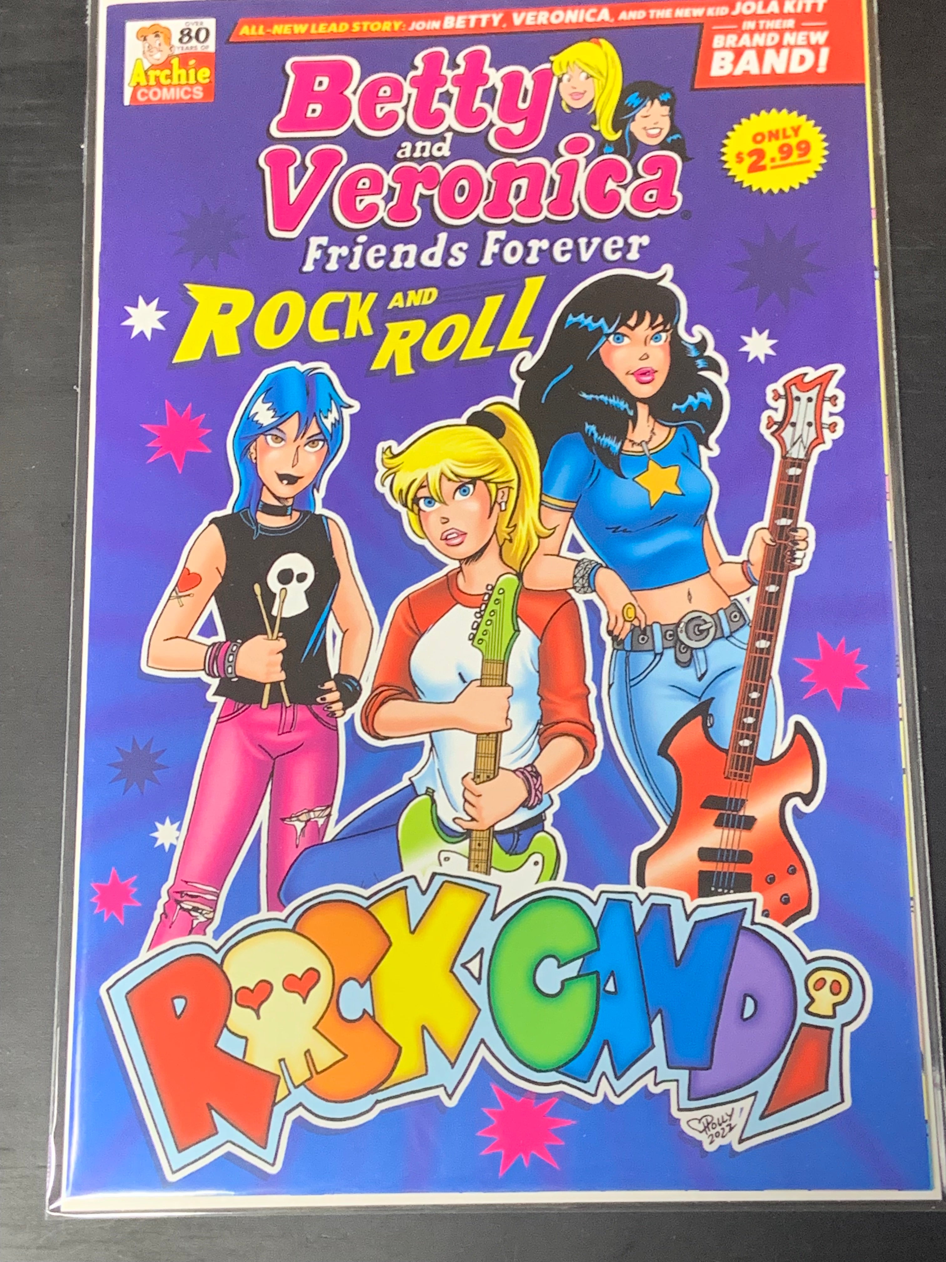 Betty and Veronica Friends Forever Rock and Roll 1 2023 1st App of Jola Kitt