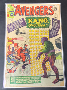Avengers 8 Marvel 1964 1st App of Kang The Conqueror