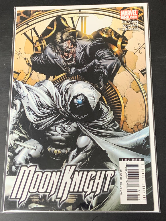 Moon Knight 10 Marvel 2007 Mico Suayan Cover & Art