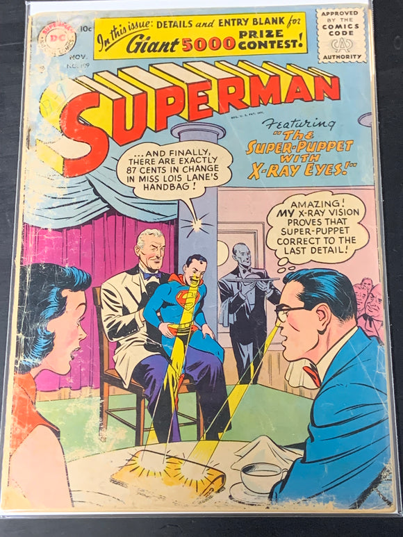 Superman 109 DC 1956 1st Silver Age Superman Issue