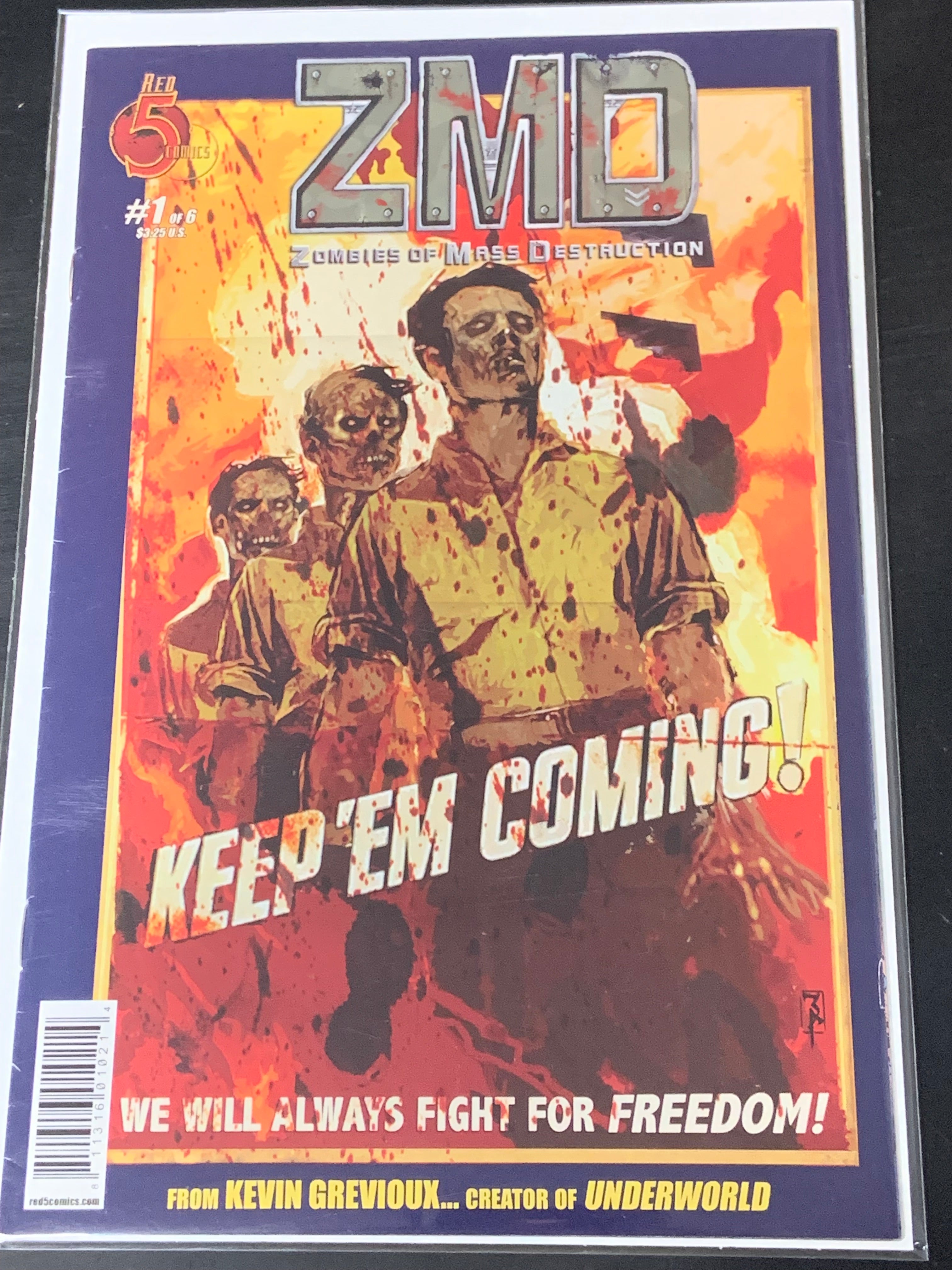 ZMD Zombies of Mass Destruction 1 Red 5 Comics 2008