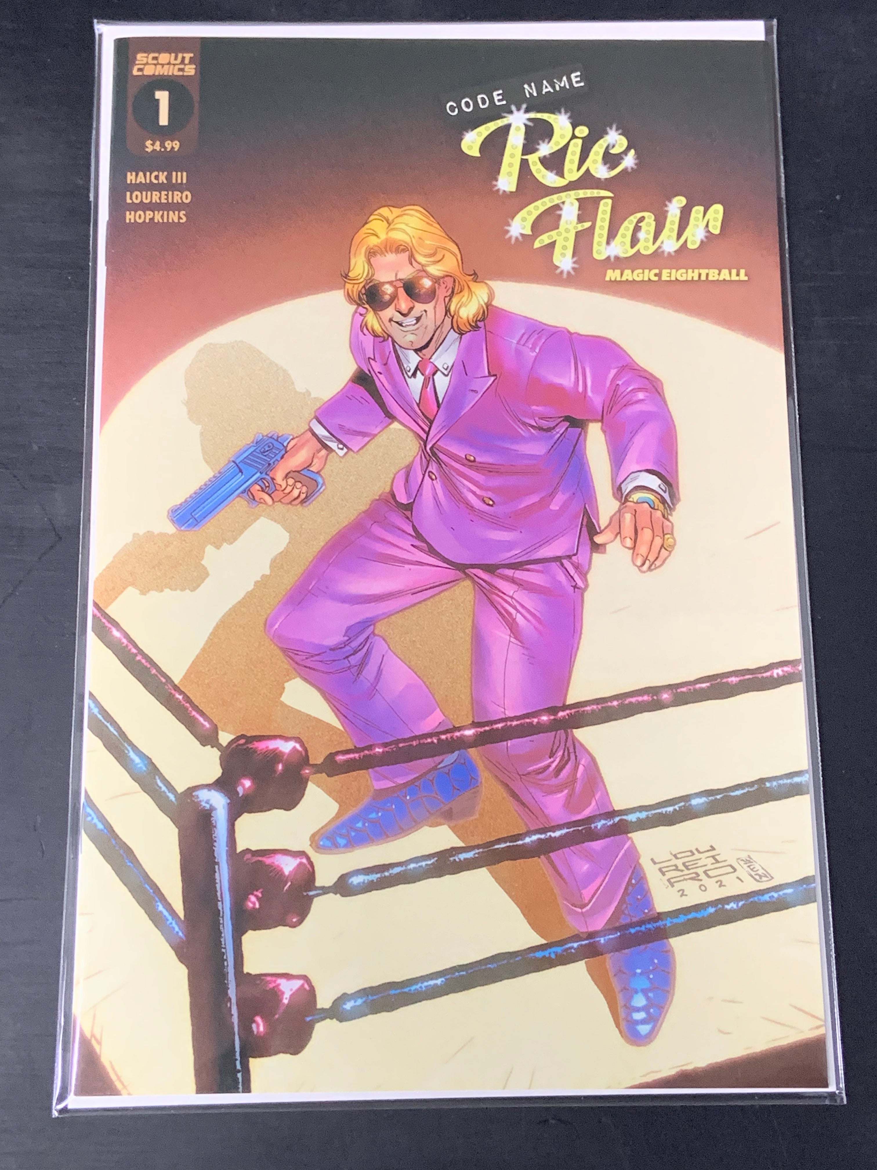 Code Name Ric Flair Magic Eightball 1 Scout Comics 2023 Cover