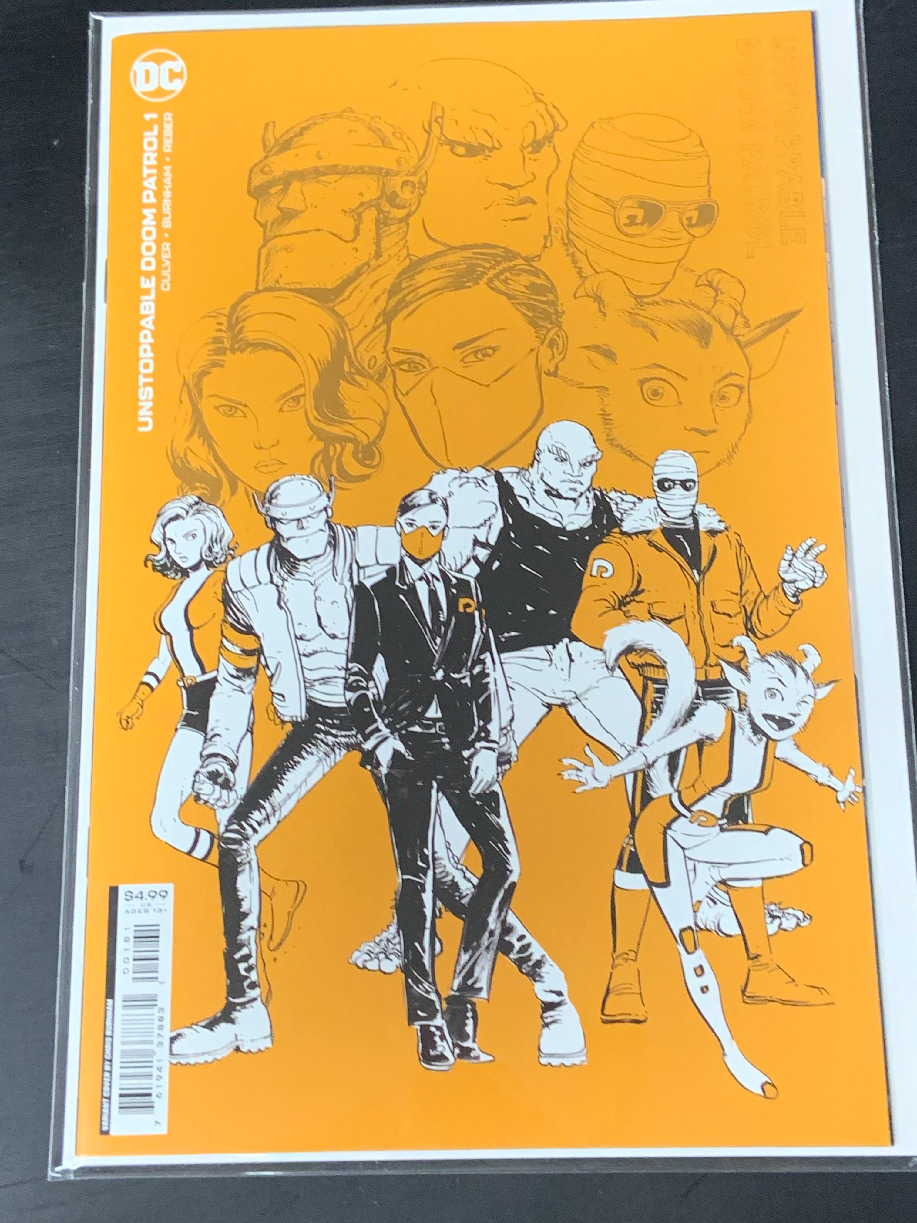 Unstoppable Doom Patrol 1 DC 2023 Chris Burnham Variant