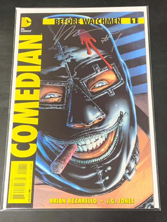 Before Watchmen The Comedian 1 DC 2012 1st Copy Signed
