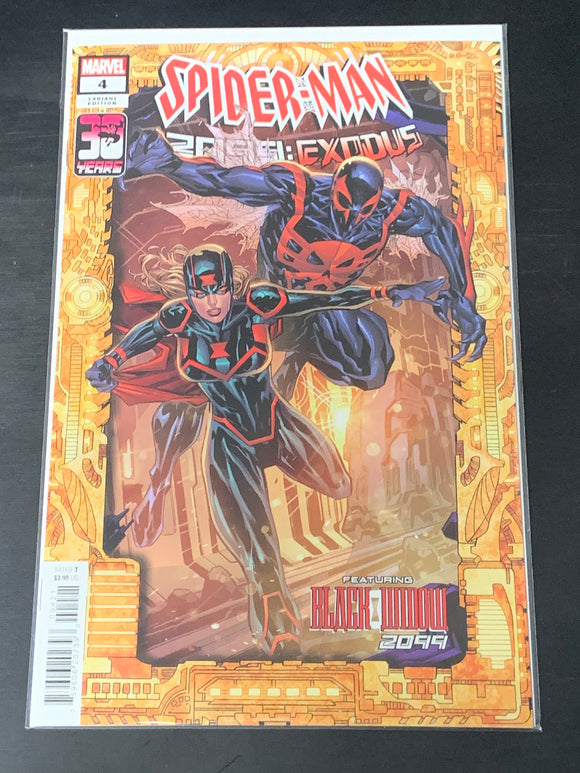 Spider-Man 2099 Exodus 4 Marvel 2022 Lashley Frame Variant, 1st Black Widow 2099