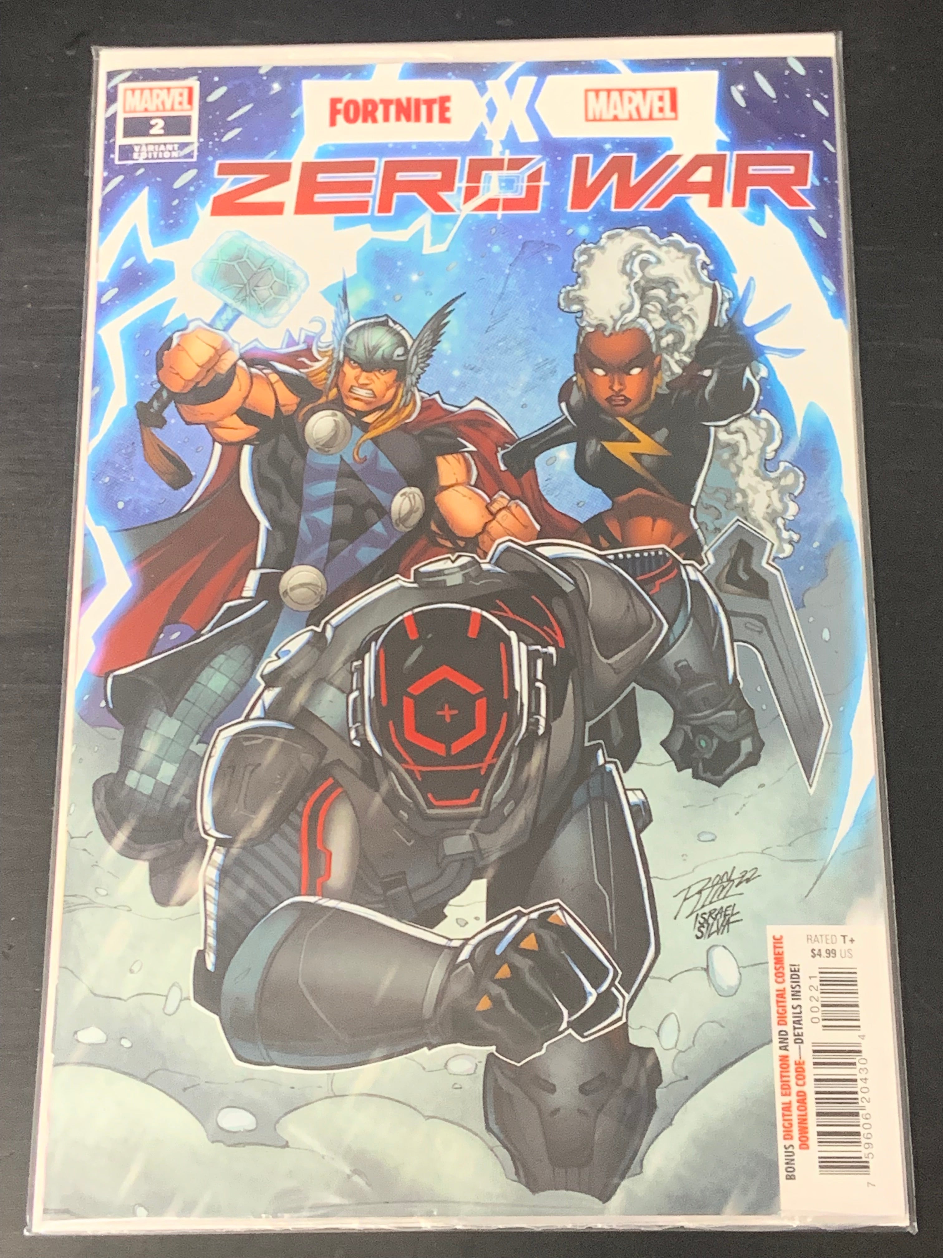 Fortnite x Marvel Zero War 2 Marvel 2022 Ron Lim Variant, Sealed with Code