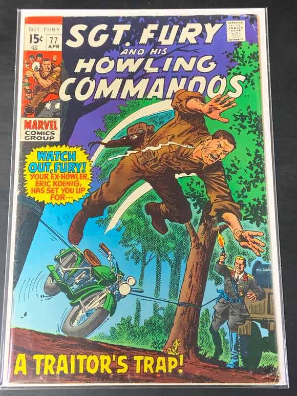 Sgt Fury And His Howling Commandos 77 Marvel 1970