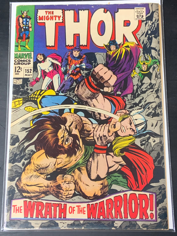 Thor 152 Marvel 1968 Final Inhumans Backup Story, Silver Age