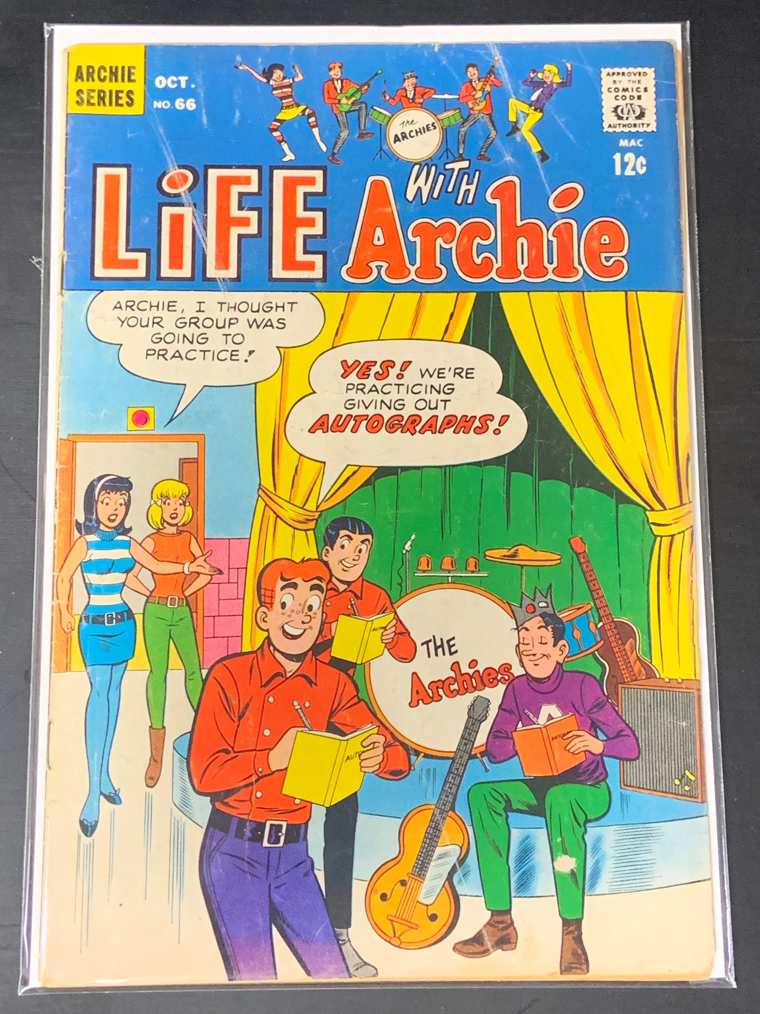 Life With Archie 66 1967 Silver Age "The Archies"