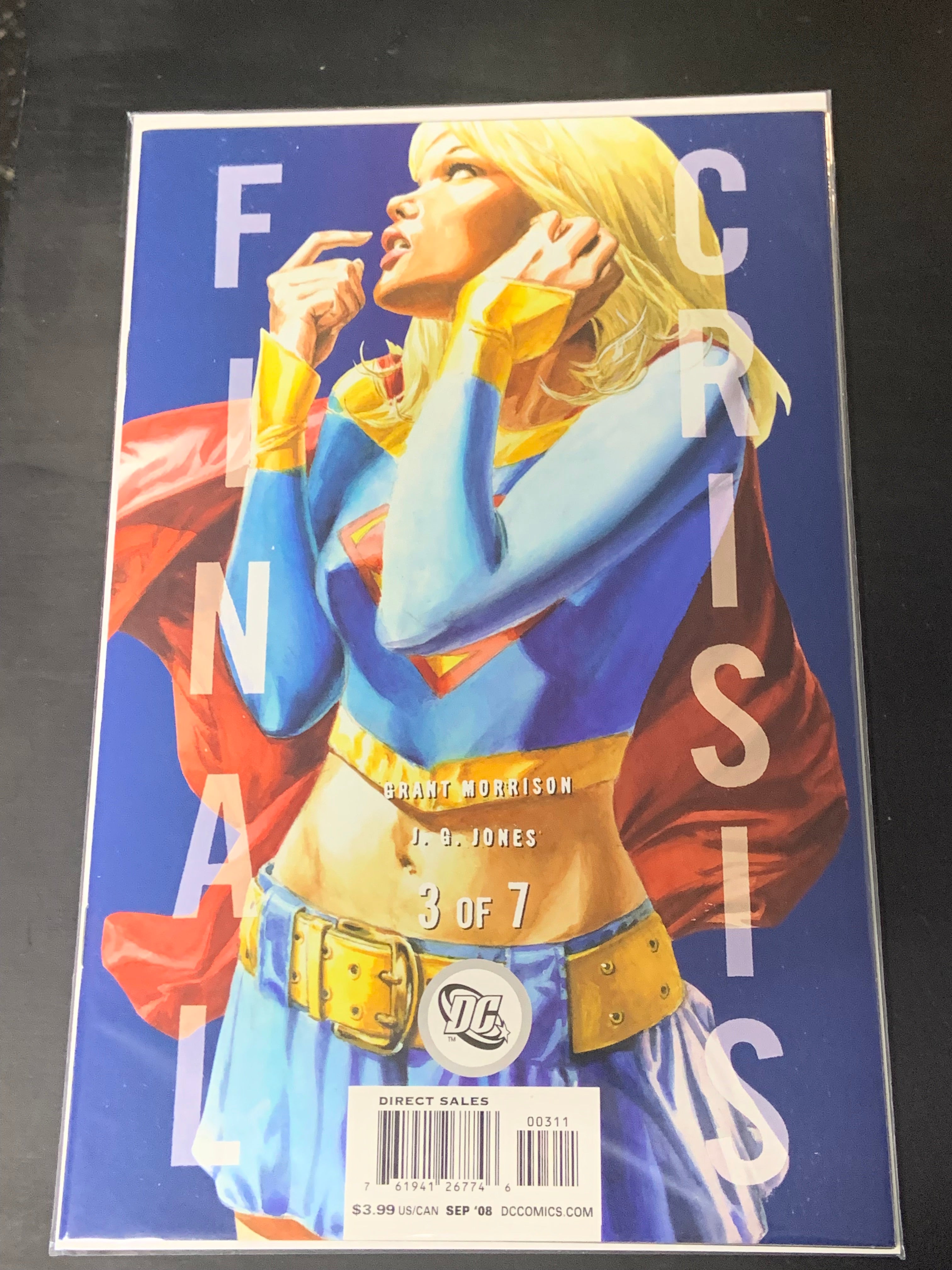 Final Crisis 1,2,3,4,5,6,7 Full set DC 2008 All Cover B, 1st App of Calvin Ellis "Black Superman"