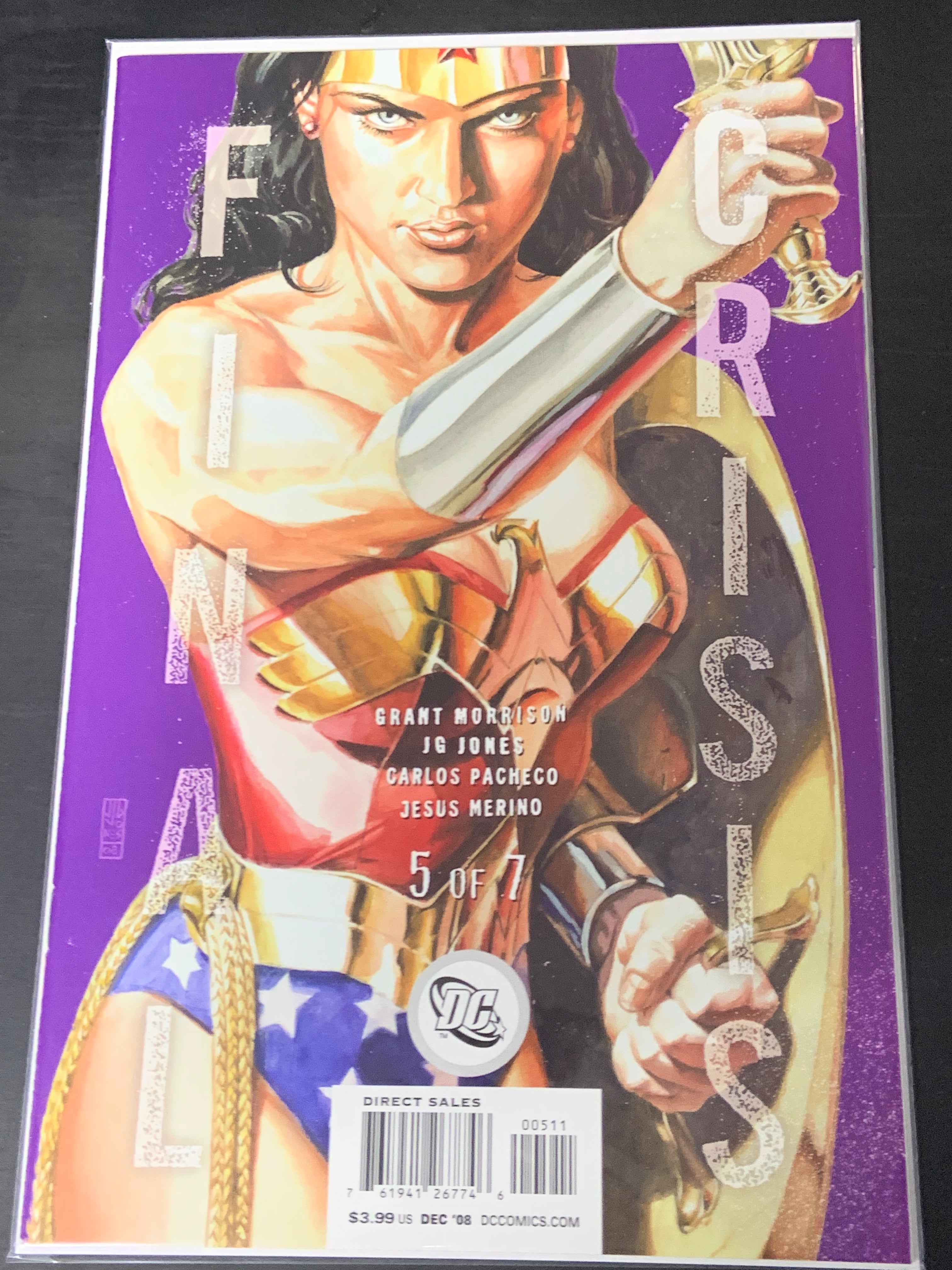 Final Crisis 1,2,3,4,5,6,7 Full set DC 2008 All Cover B, 1st App of Calvin Ellis "Black Superman"