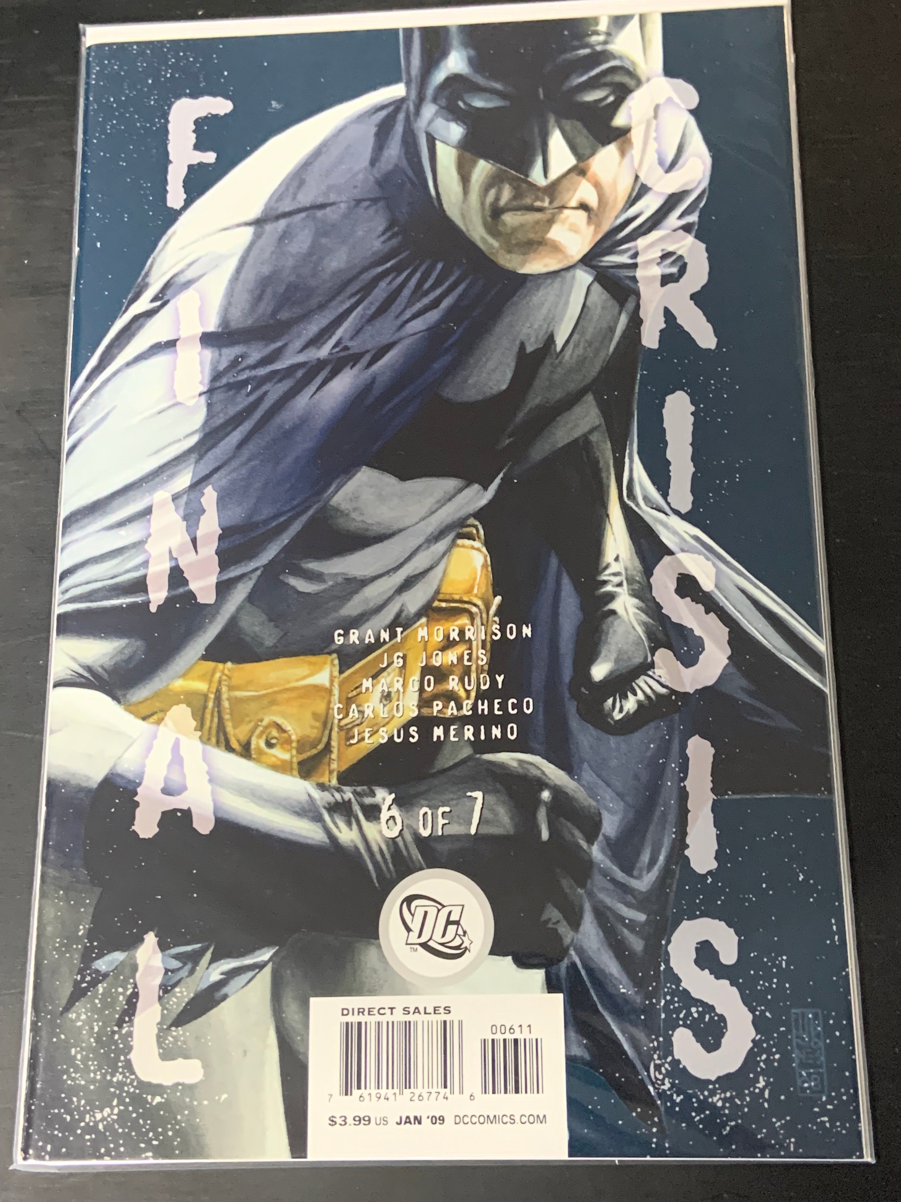 Final Crisis 1,2,3,4,5,6,7 Full set DC 2008 All Cover B, 1st App of Calvin Ellis "Black Superman"