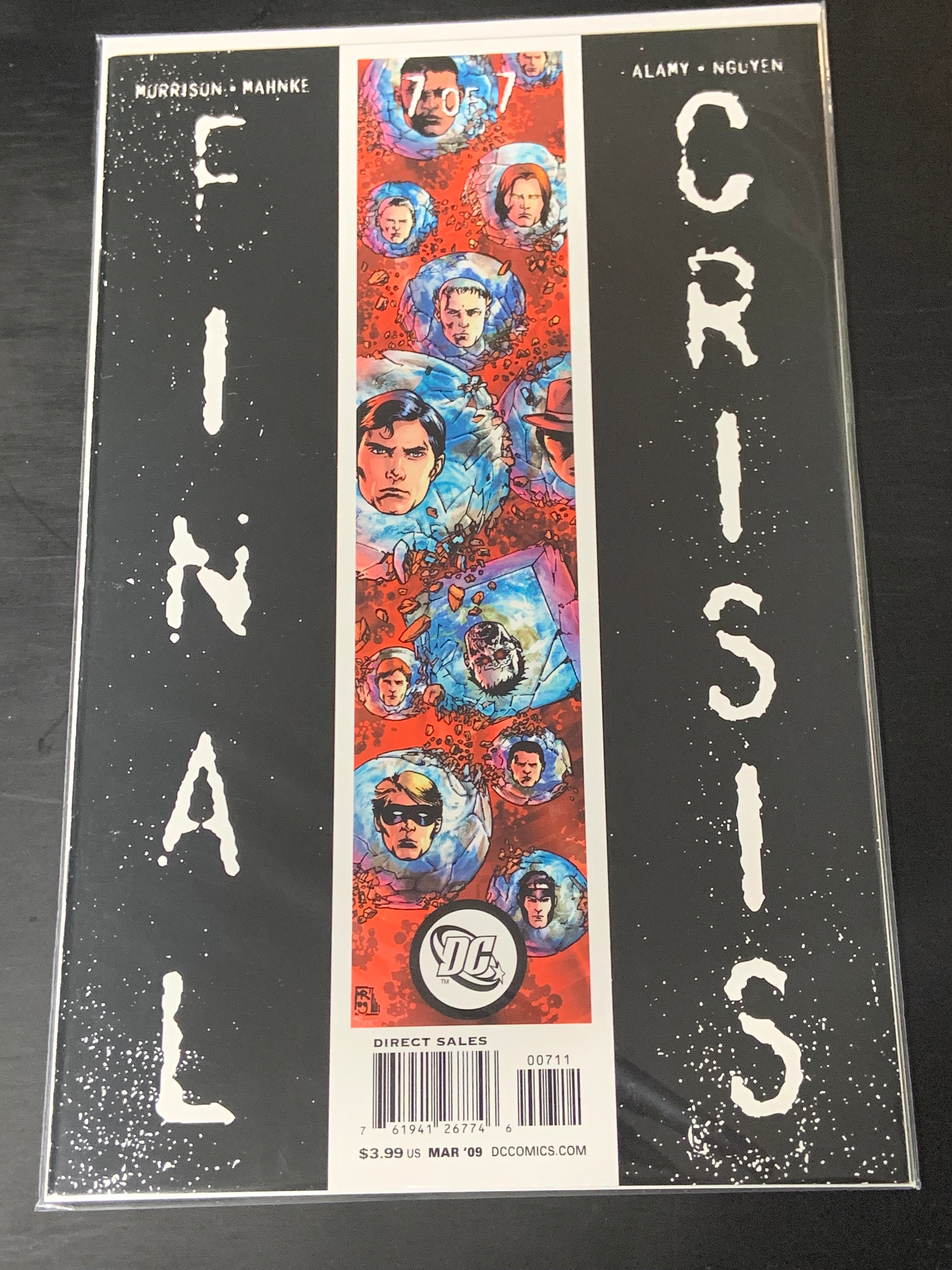 Final Crisis 1,2,3,4,5,6,7 Full set DC 2008 All Cover B, 1st App of Calvin Ellis "Black Superman"