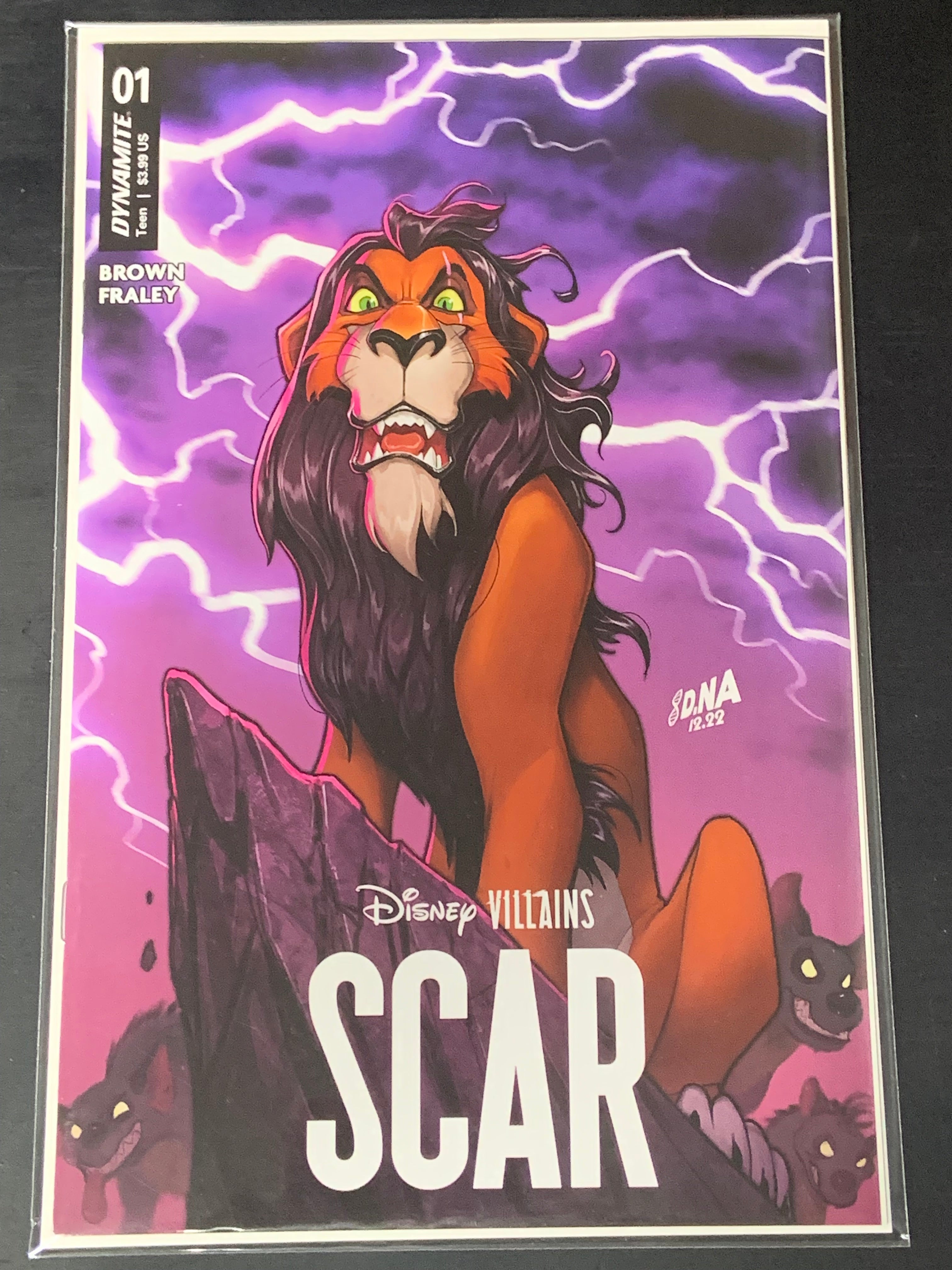 Disney Villains Scar 1 Dynamite 2023 1:10 David Nakayama Variant
