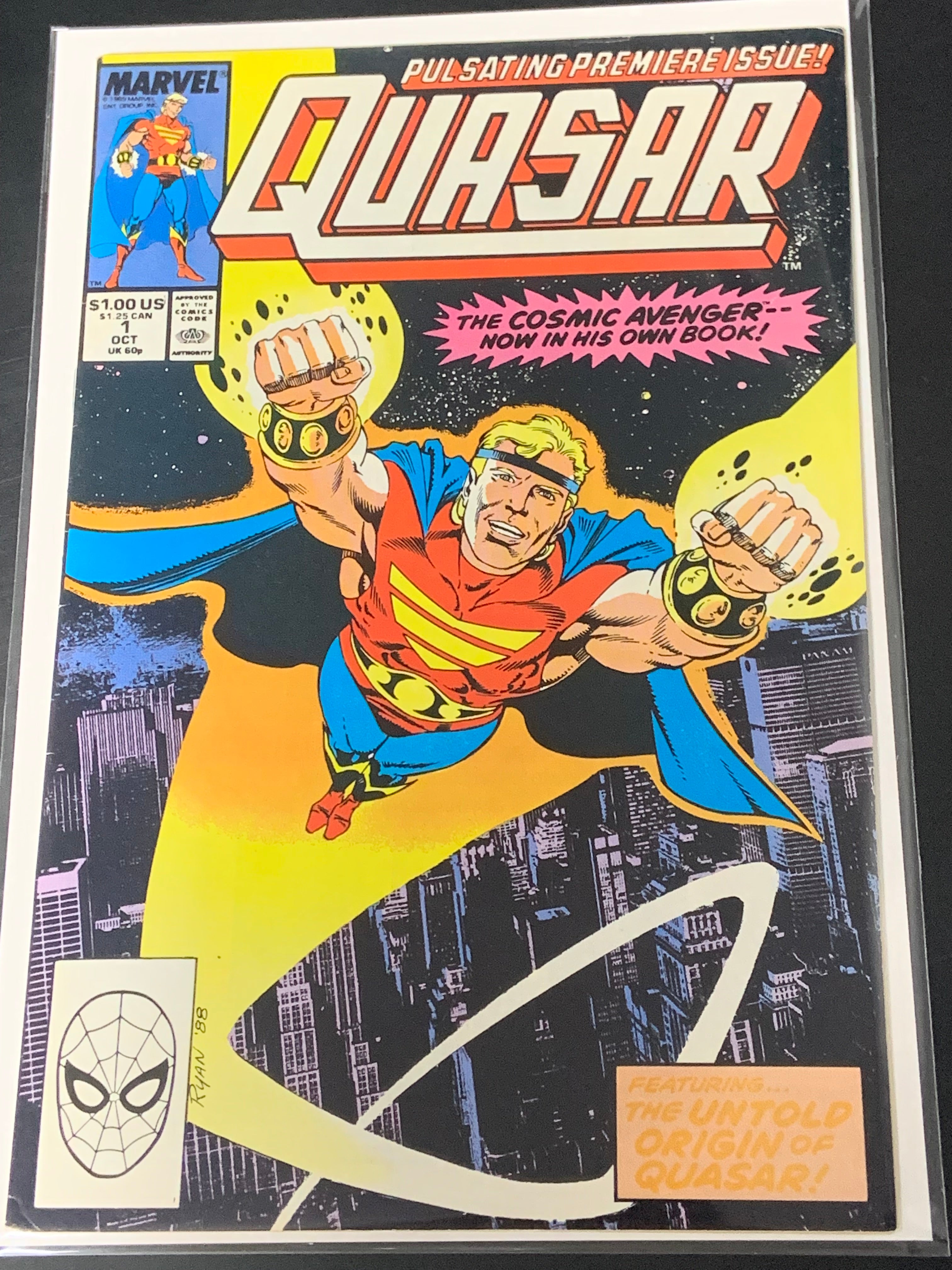 Quasar 1 Marvel 1989 1st Solo Series, The Origin of Quasar