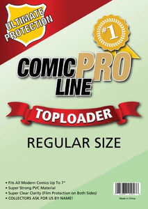 Comic Pro Line PVC Top Loader - Regular/Current Size