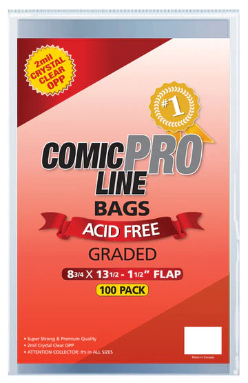 Comic Pro Line Graded Bags