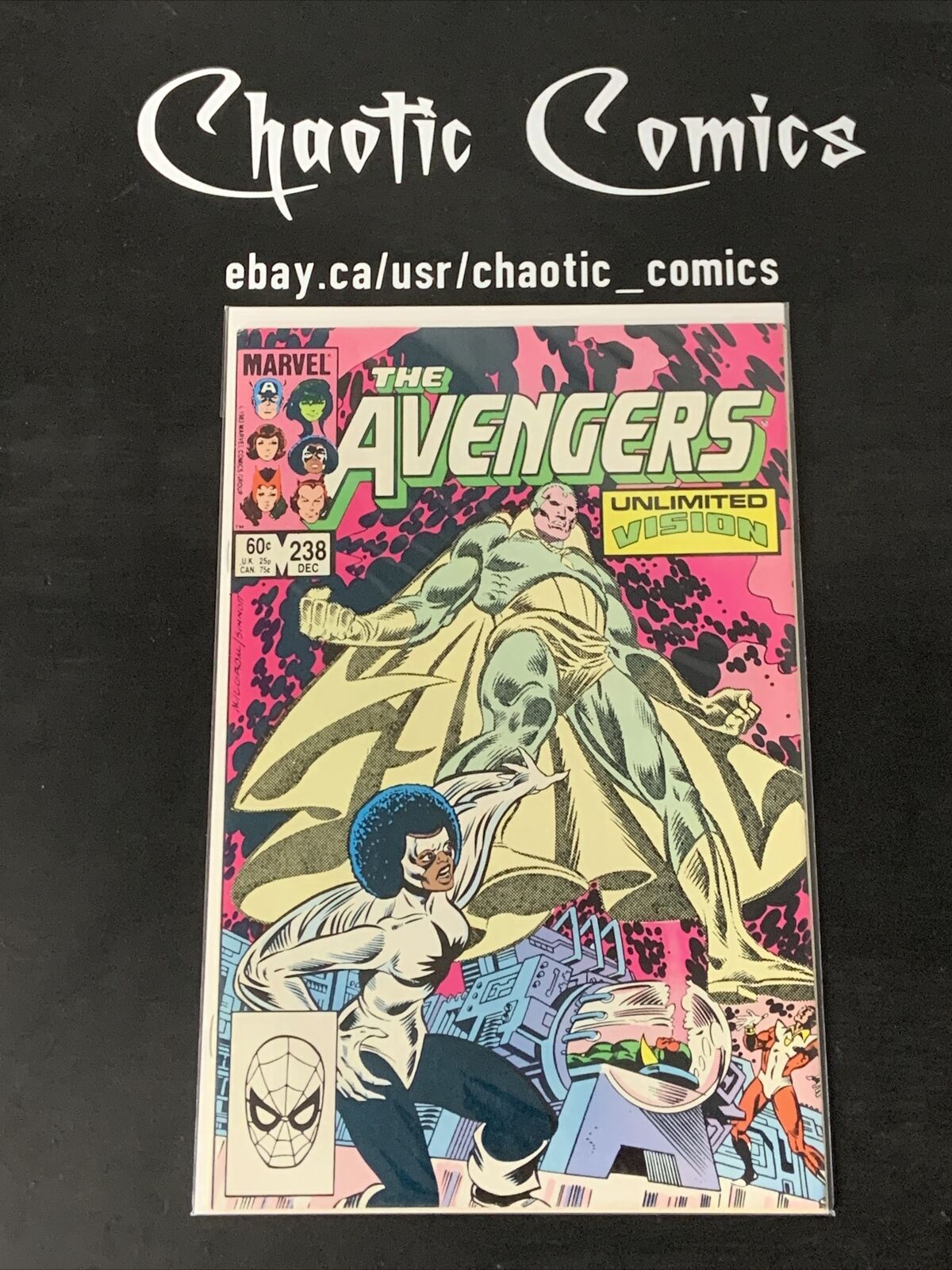 Avengers 238 Marvel Comics 1983 The Origin Of Blackout, Vision Cover And Story!