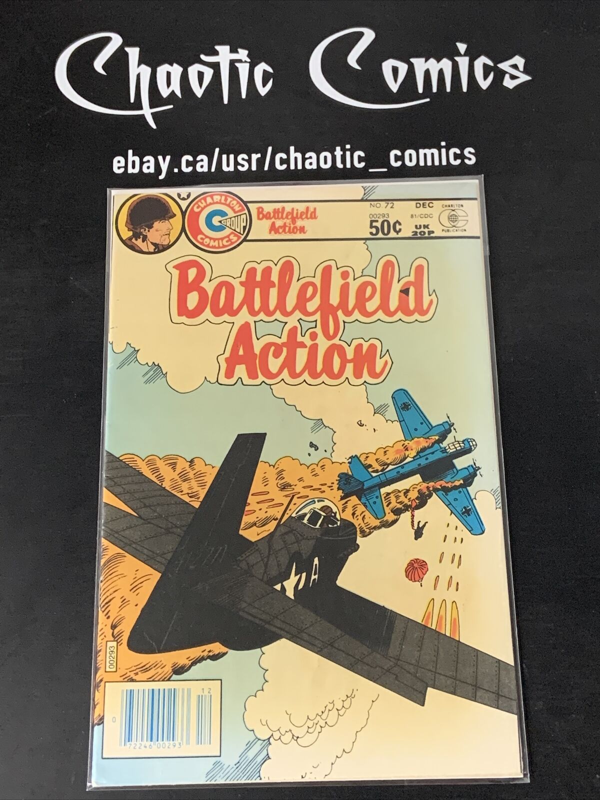 Battlefield Action 72 Charlton Comics 1981 Scarce Book!