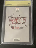 Venom 12 Comic Mint Virgin Color Splash CBCS 9.6 SS Signed By Clayton Crain!