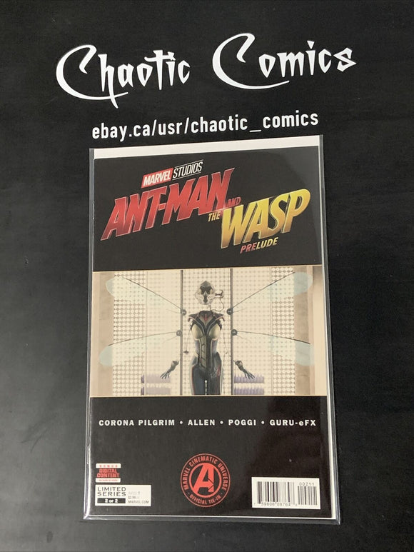 Ant-Man And The Wasp Prelude 2 Marvel Comics 2018 Photo Variant Cover!