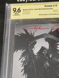 Venom 12 Comic Mint Virgin Color Splash CBCS 9.6 SS Signed By Clayton Crain!