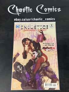 Injustice Ground Zero 1 DC Comics 2017 Original Story Told By Harley Quinn!