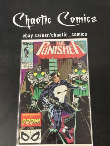 The Punisher 28 Marvel Comics 1987 Doctor Doom Cover And App!