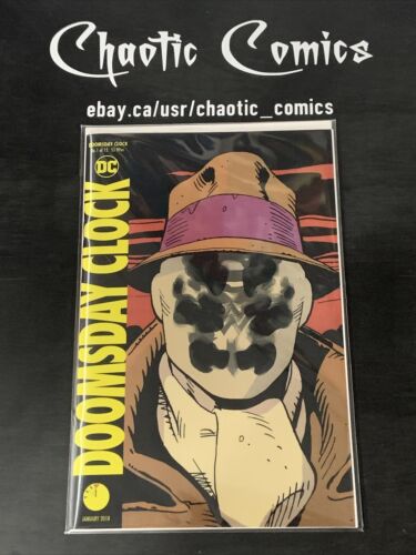 Doomsday Clock 1 DC 2018 Lenticular 1st App Of Rorschach II, Mime, Marionette!