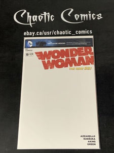 Wonder Woman 19 DC Comics 2013 Blank Sketch Variant Cover!