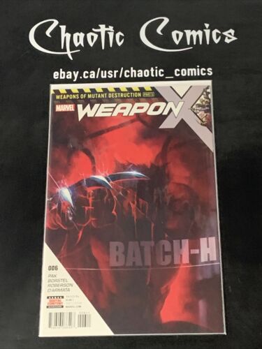 Weapon X 6 Marvel Comics 2017 1st Cameo Of Weapon H - Wolverine & Hulk Hybrid!