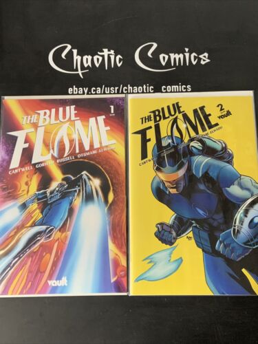 The Blue Flame 1 & 2 Vault Comics 2021 Hot Series!